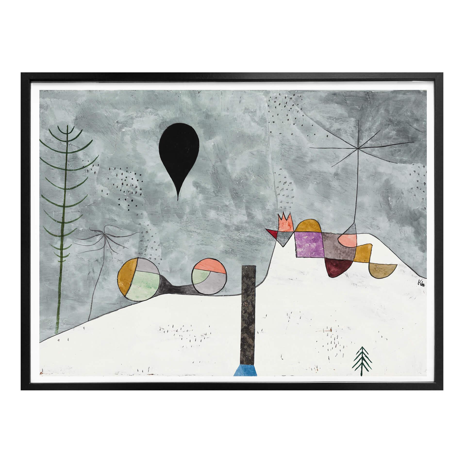 Póster Klee - Cuadro de invierno
