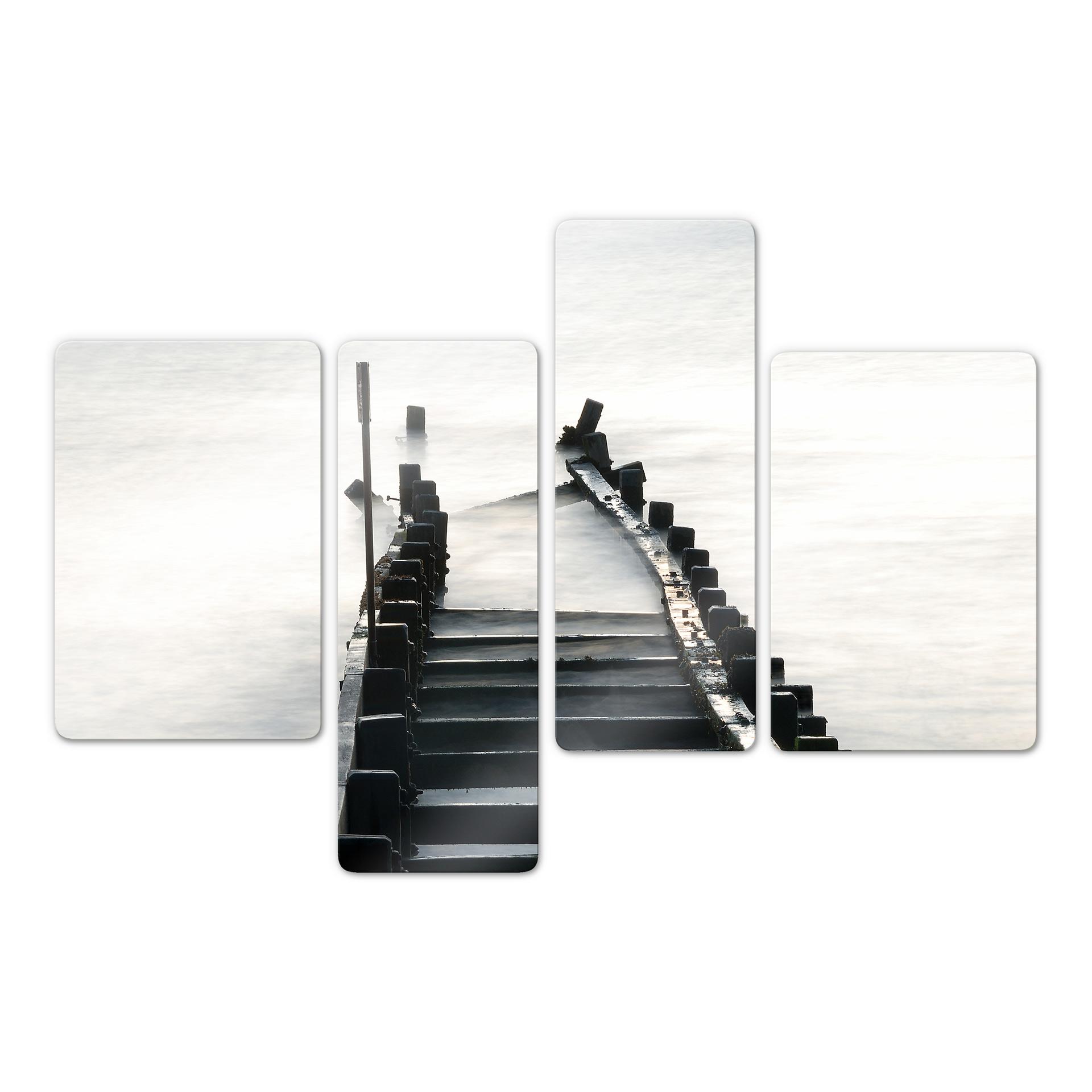 Tableau en verre - Way to nowhere 01 (4 parties)