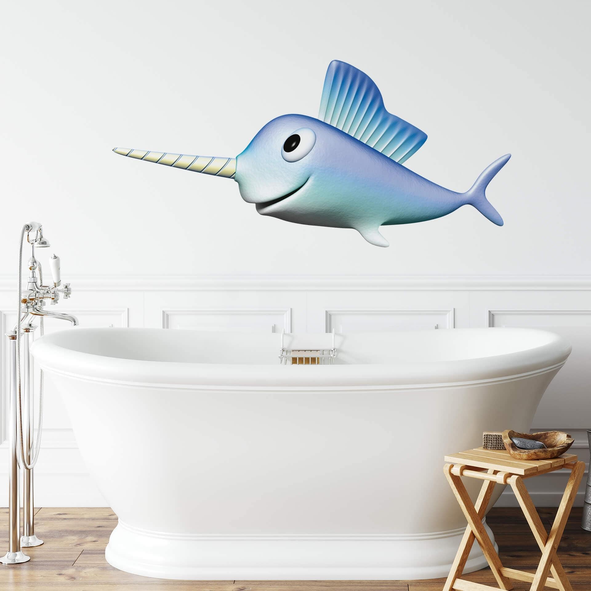 Wallsticker - Agullo - Sværdfisk