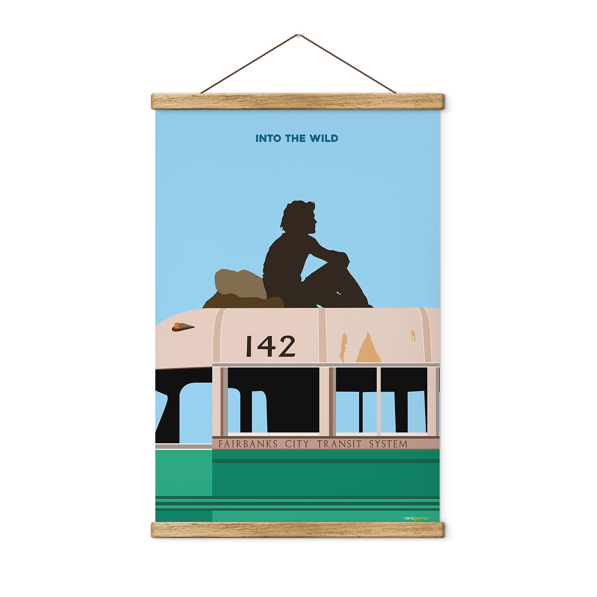 Tekstil plakat Inspireret af filmen "Into the Wild" - Gomes