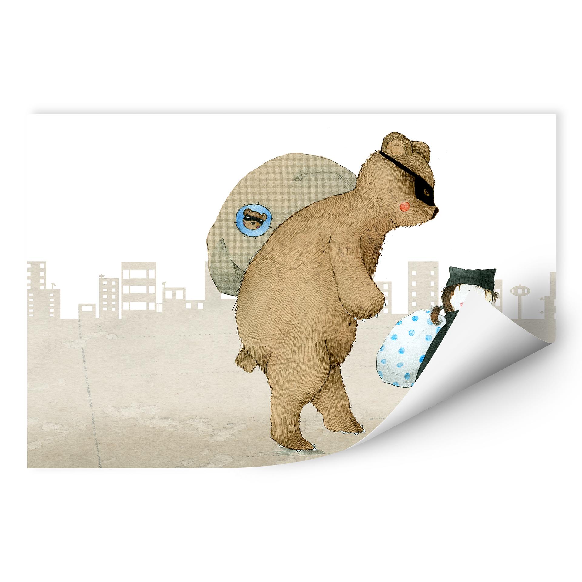 Wallprint Loske - Diebe
