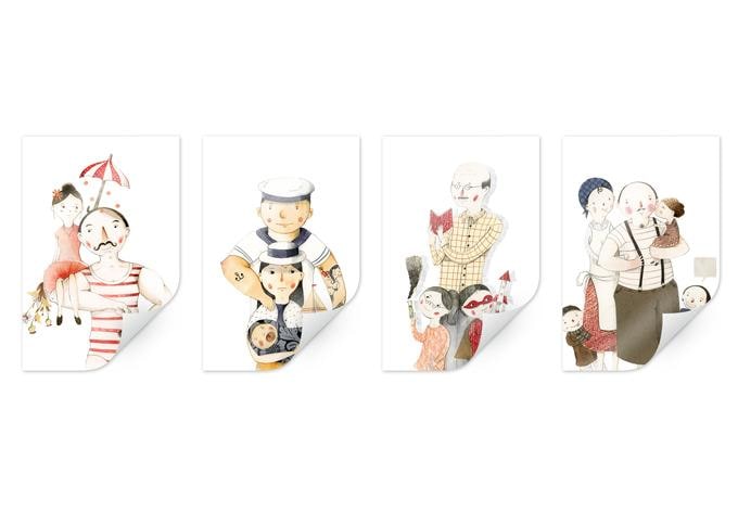 Poster - Loske - Portraits de famille (4 parties)