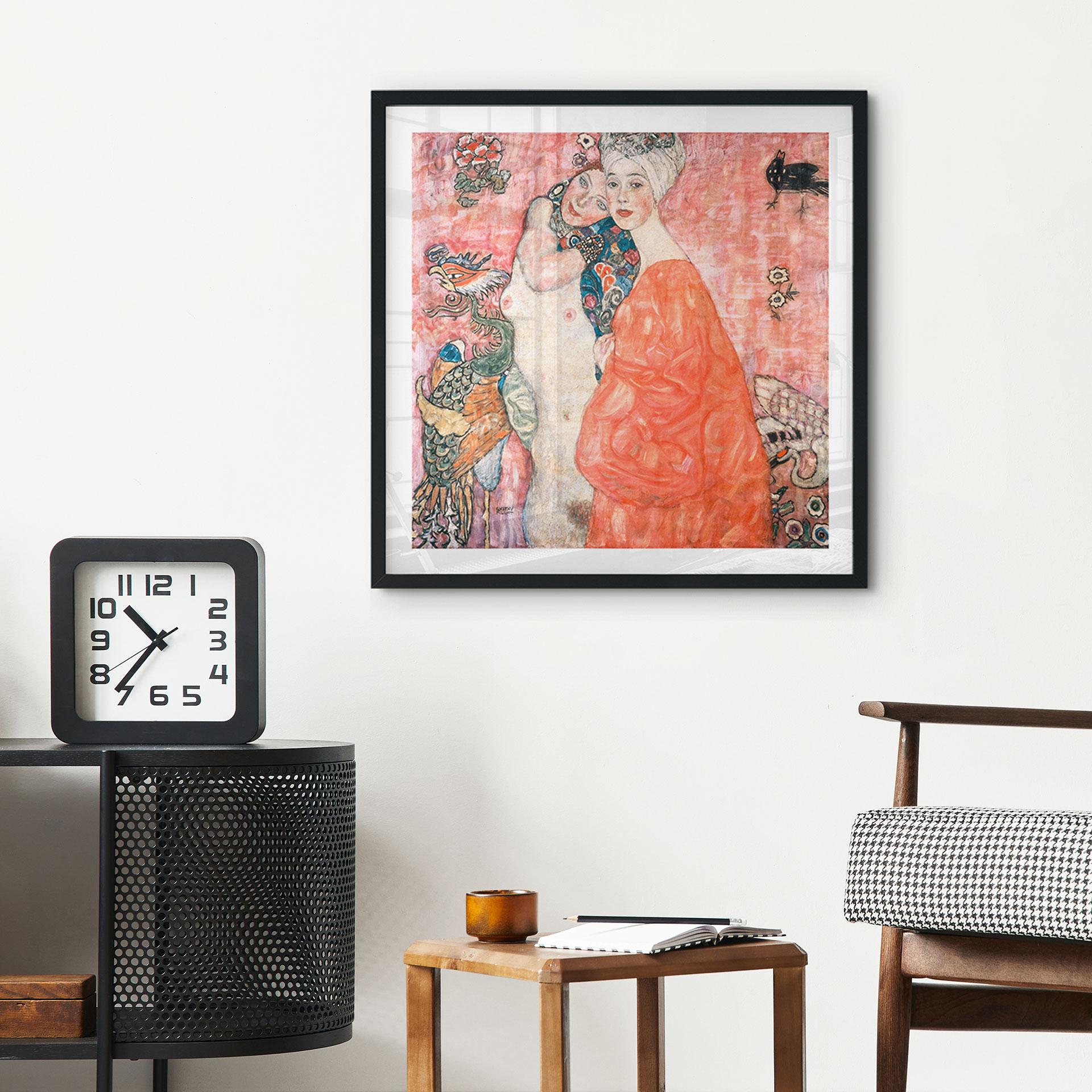 Plakat Klimt - Dziewczyny - Kwadrat