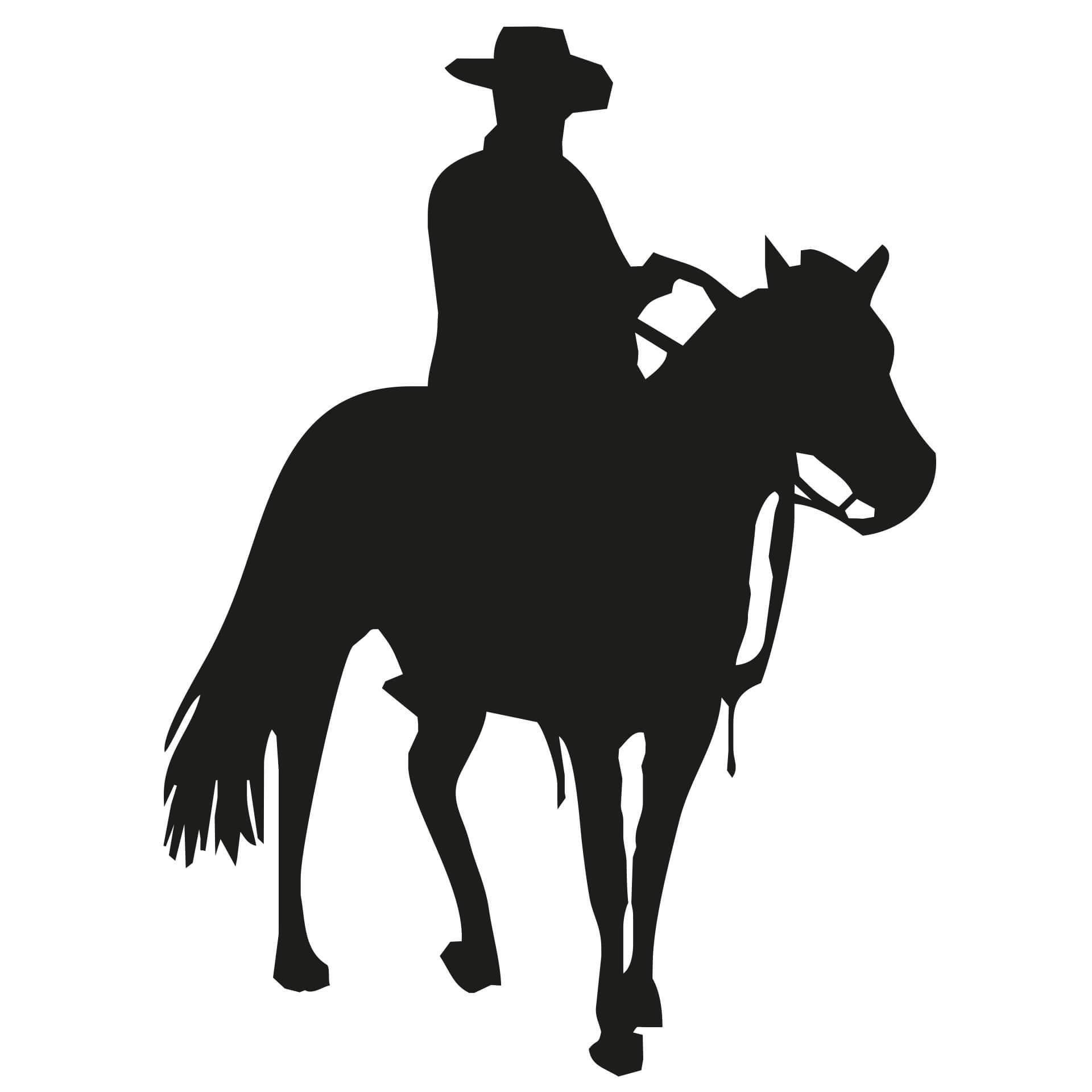 Wandtattoo Cowboy 3
