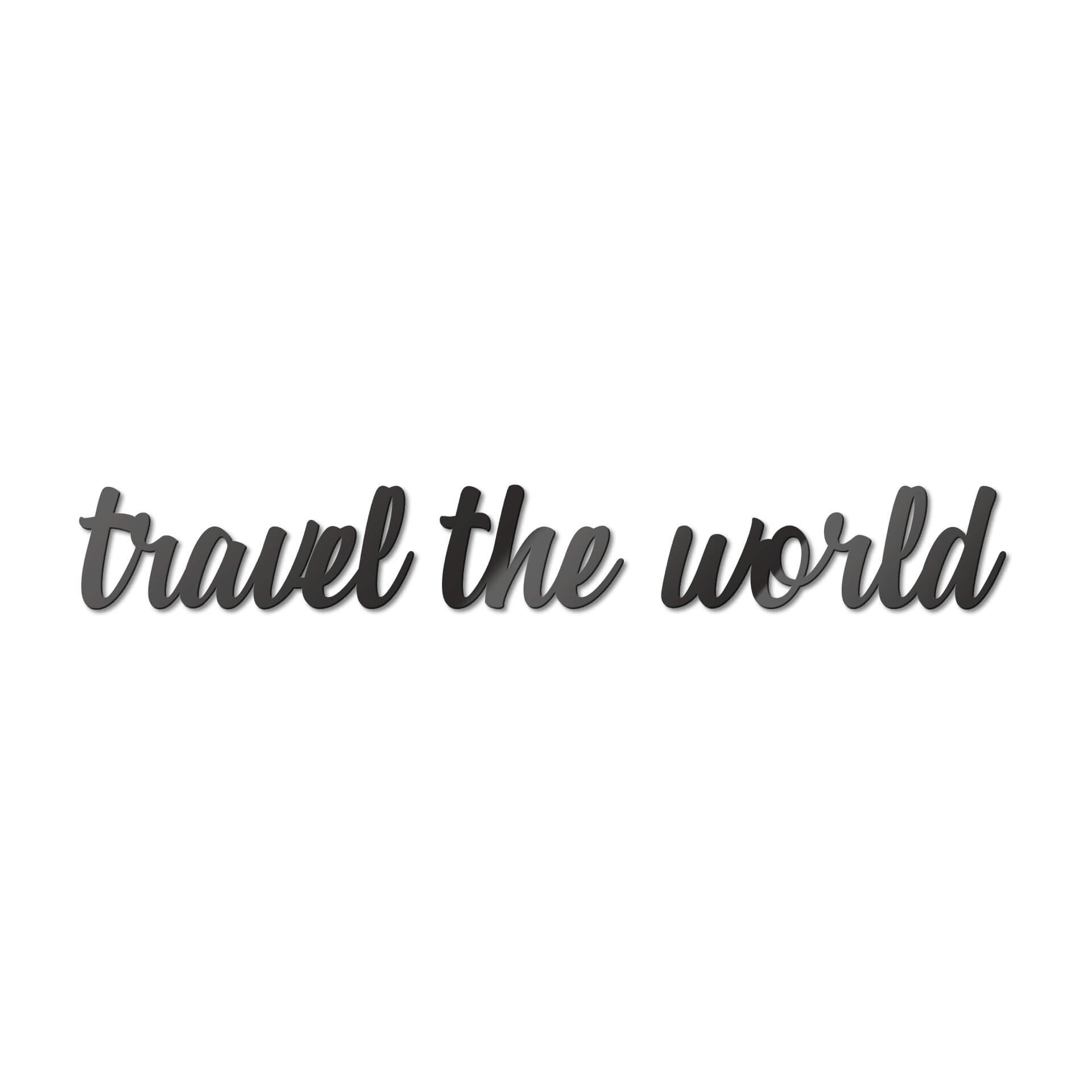 Decoratieletters Travel the World