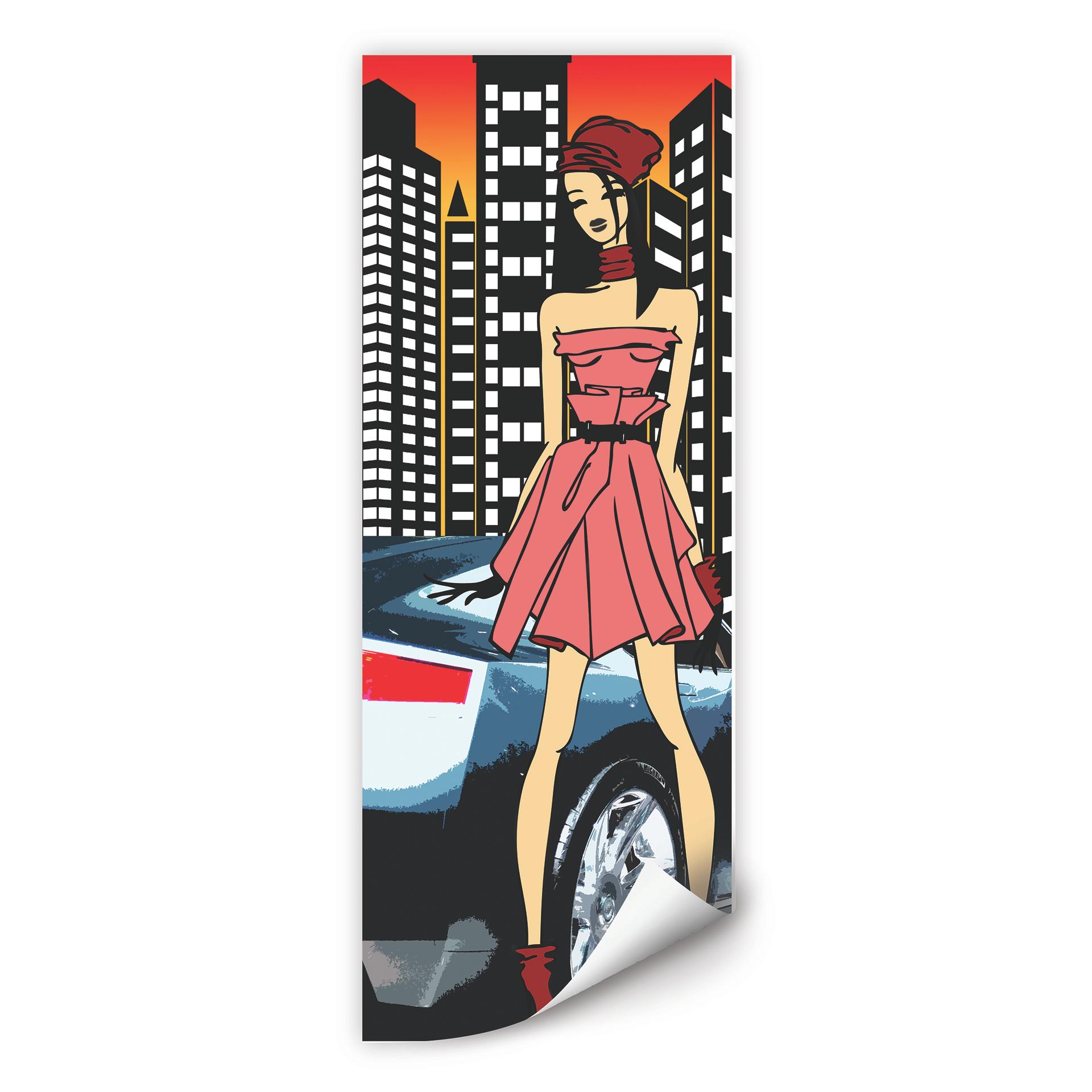 Poster autocollant - W - Urban Girl Street Style