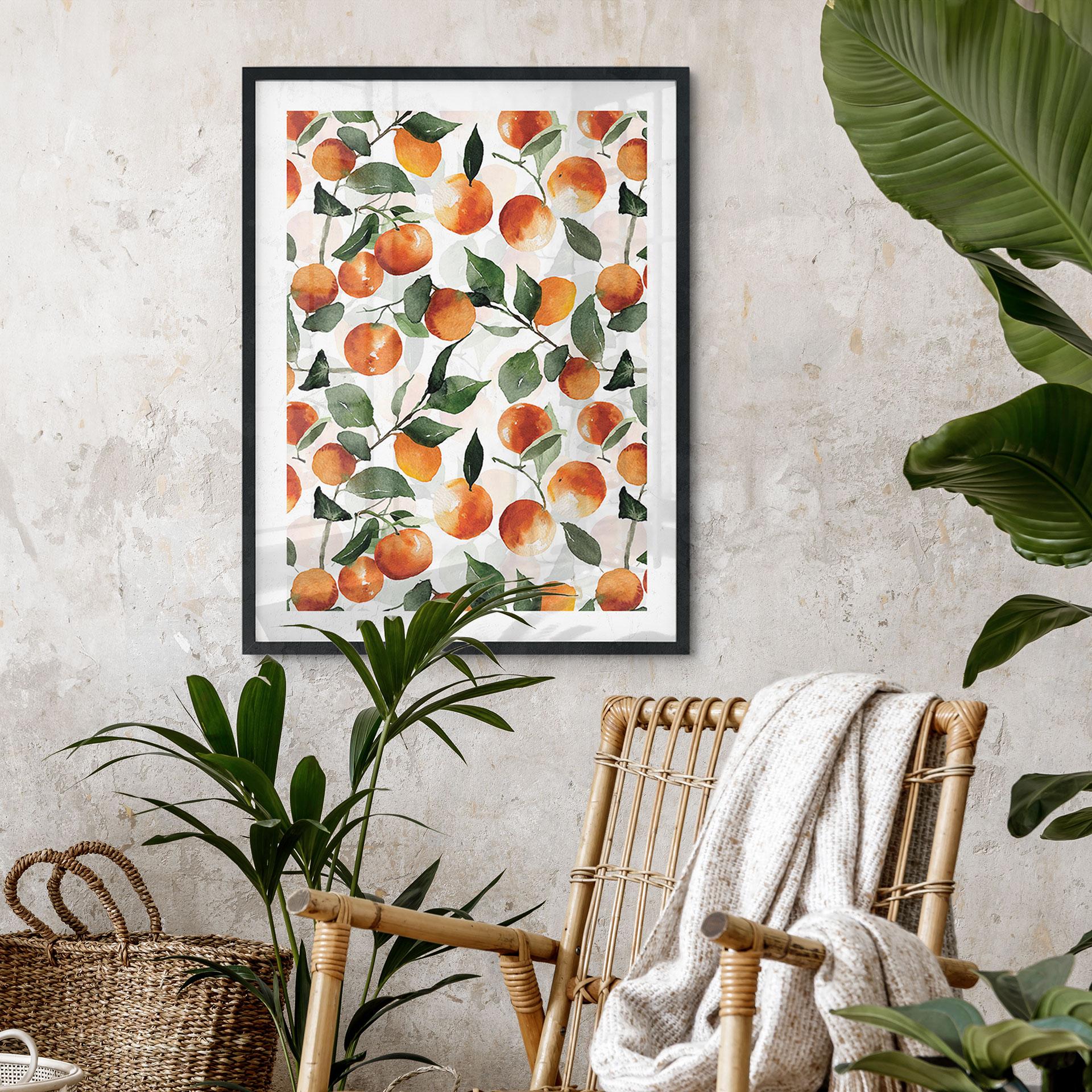Póster Mandarinas afrutadas - UN Designs