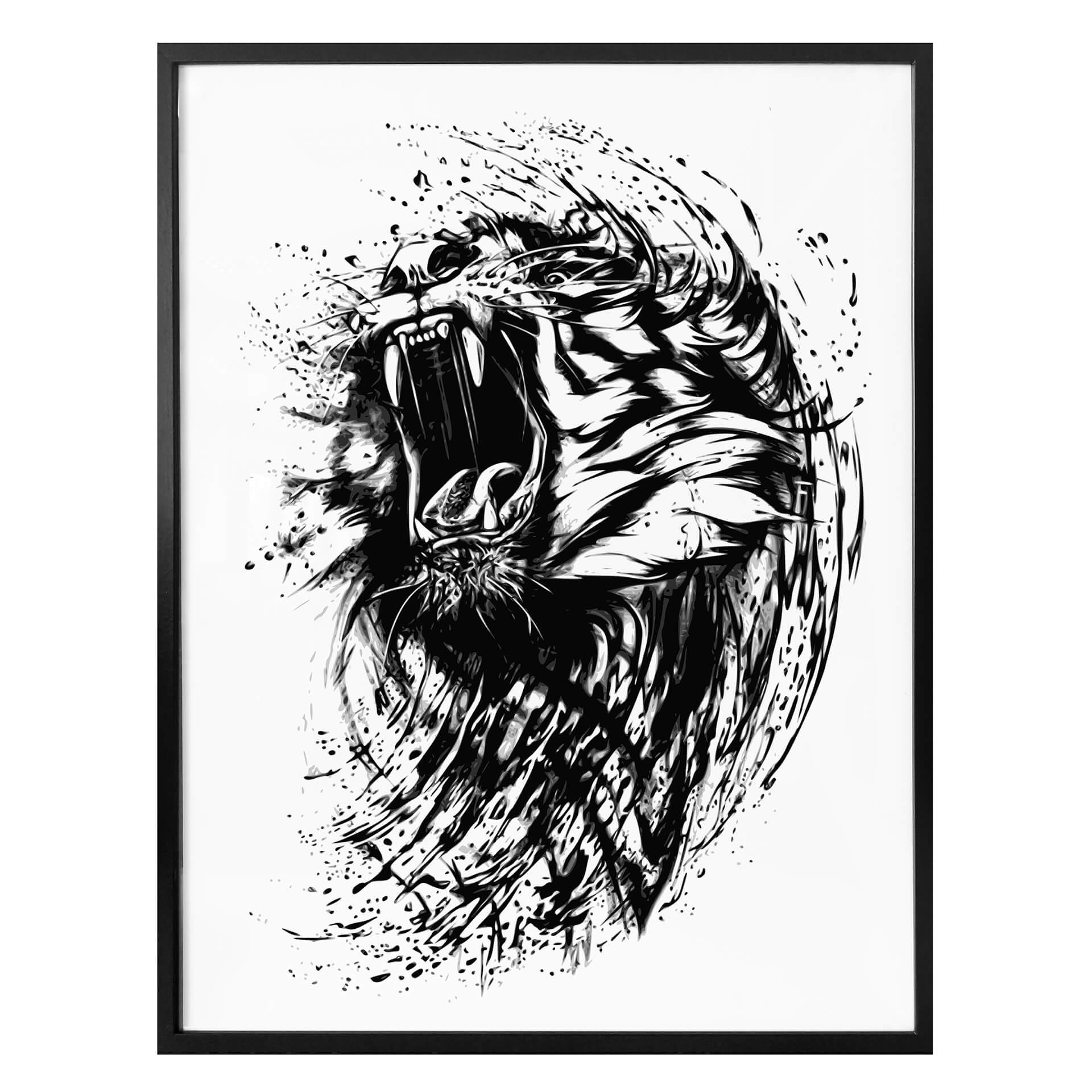Poster Le rugissement