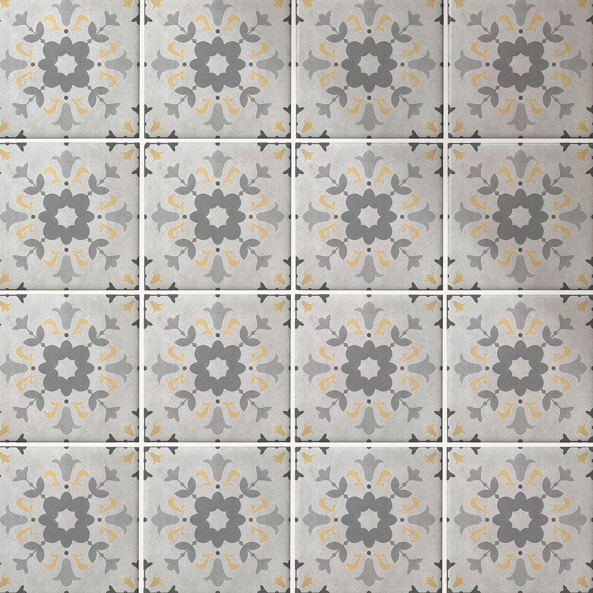 Azulejos Adhesivos flor de adorno - lote de 12