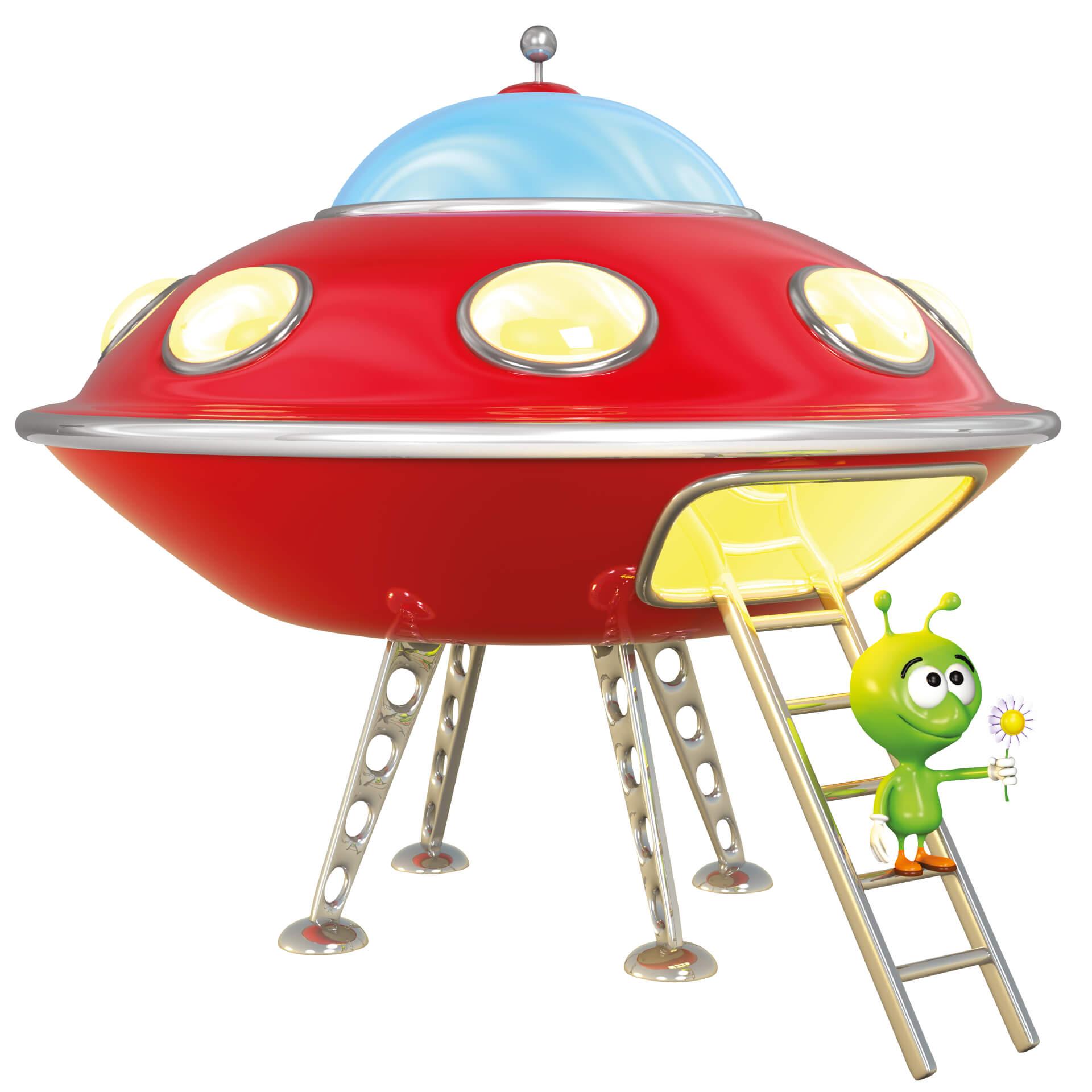 Wandtattoo Michel Agullo - Friedlicher Alien