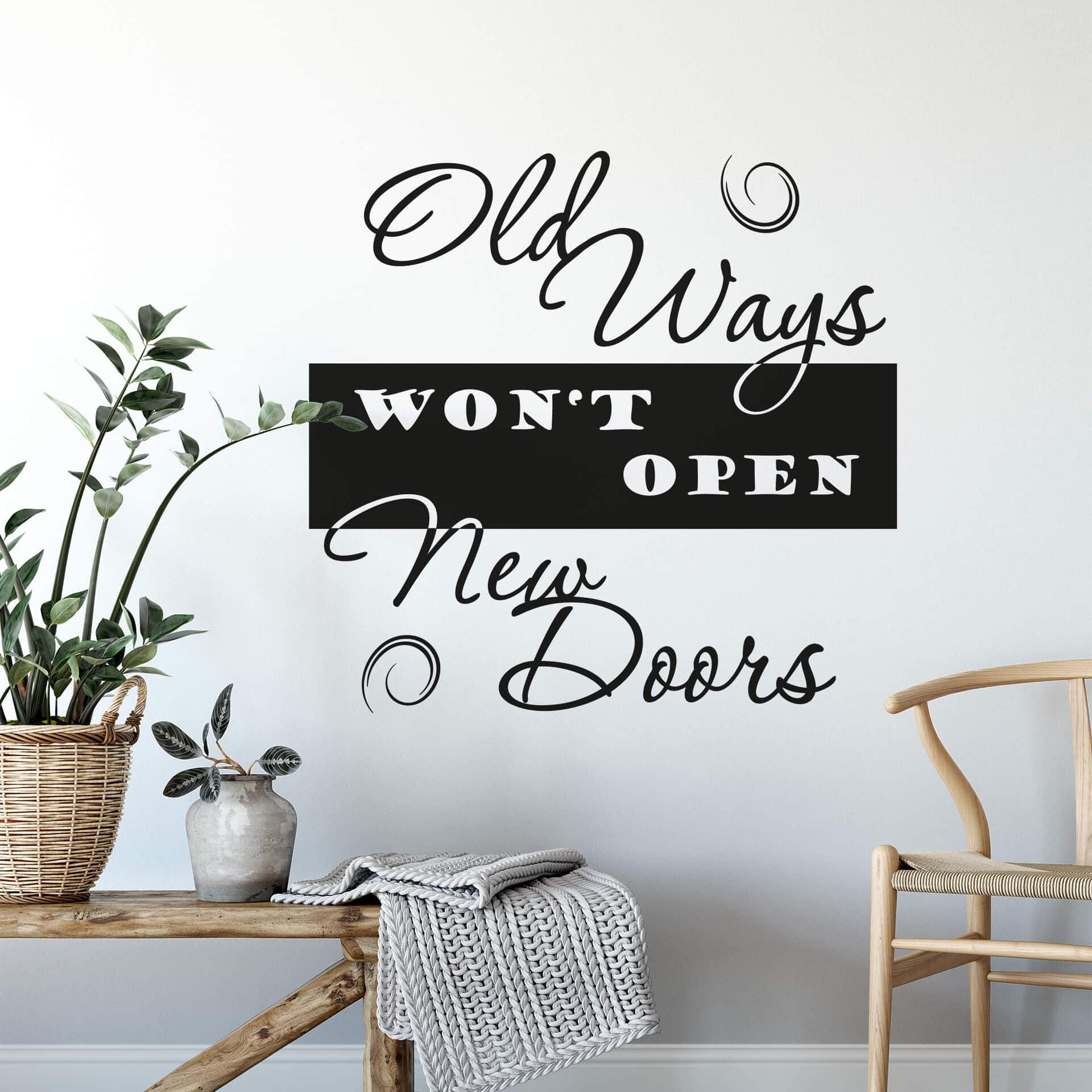 Wallsticker -  Old ways...