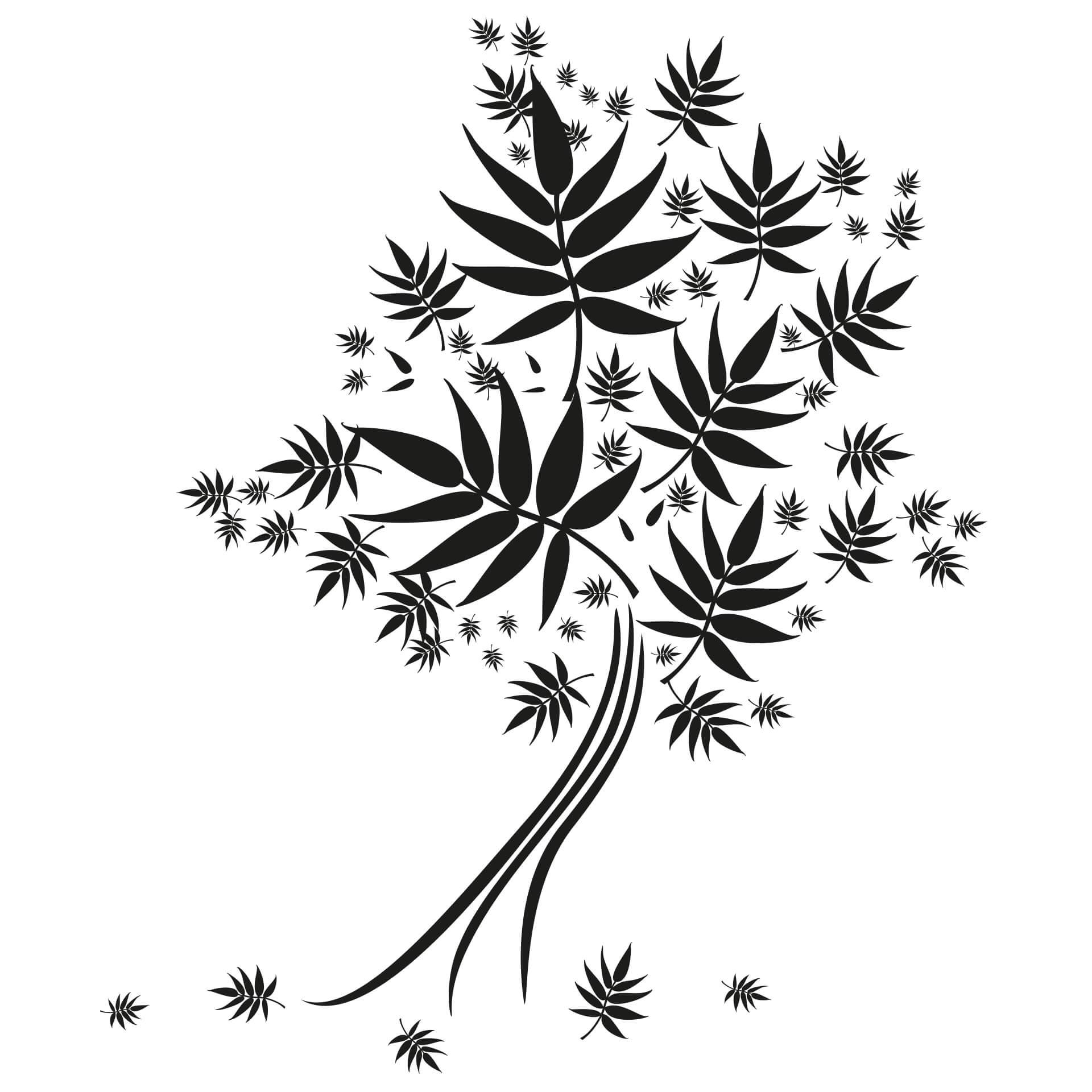 Muursticker Boom 4