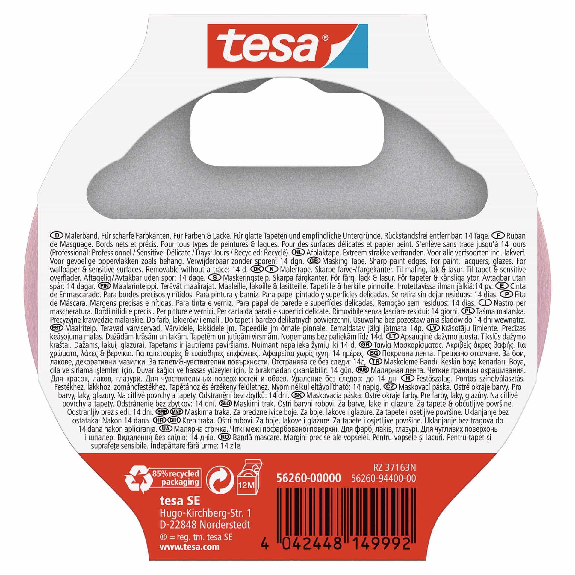 tesa® Afplaktape Professional Sensitive 25m x 25mm