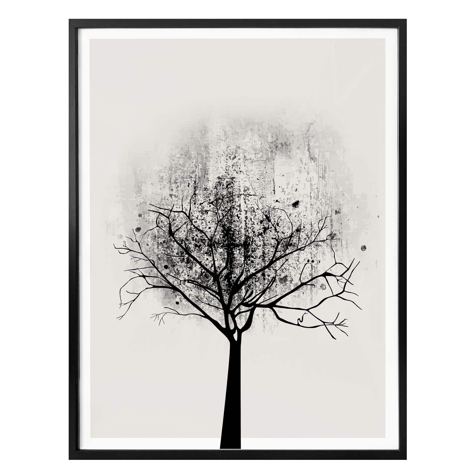 Plakat - Kubistika - Tree Study 04
