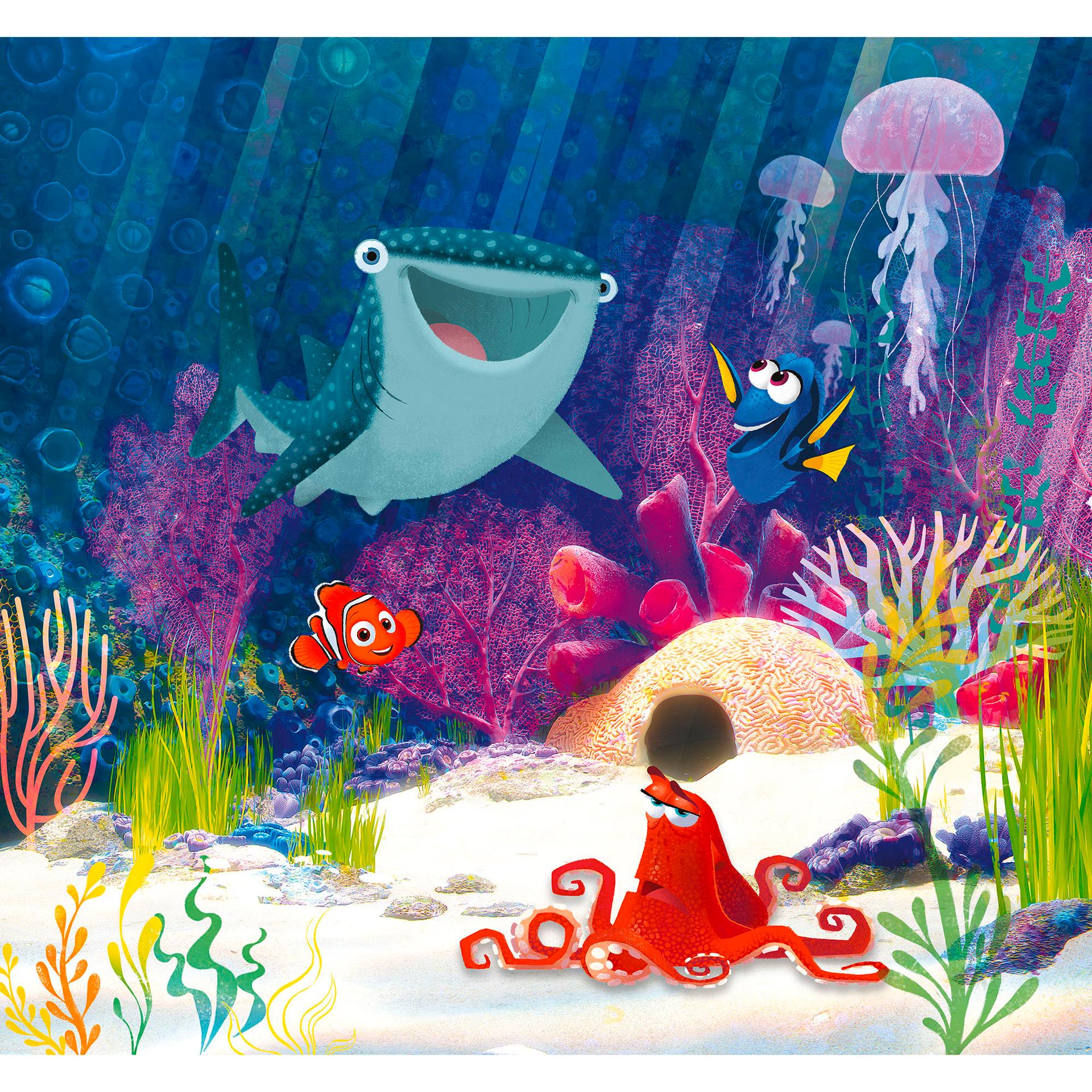 Tapet - Dory Aqua Party - 300 x 280 cm