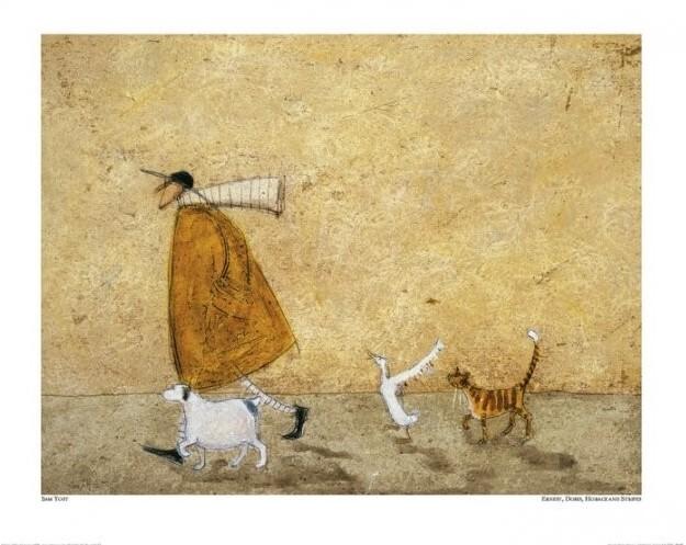 Plakat Sam Toft - Ernest, Doris, Horace And Stripes kunsttryk, Sam Toft (80 x 60 cm)