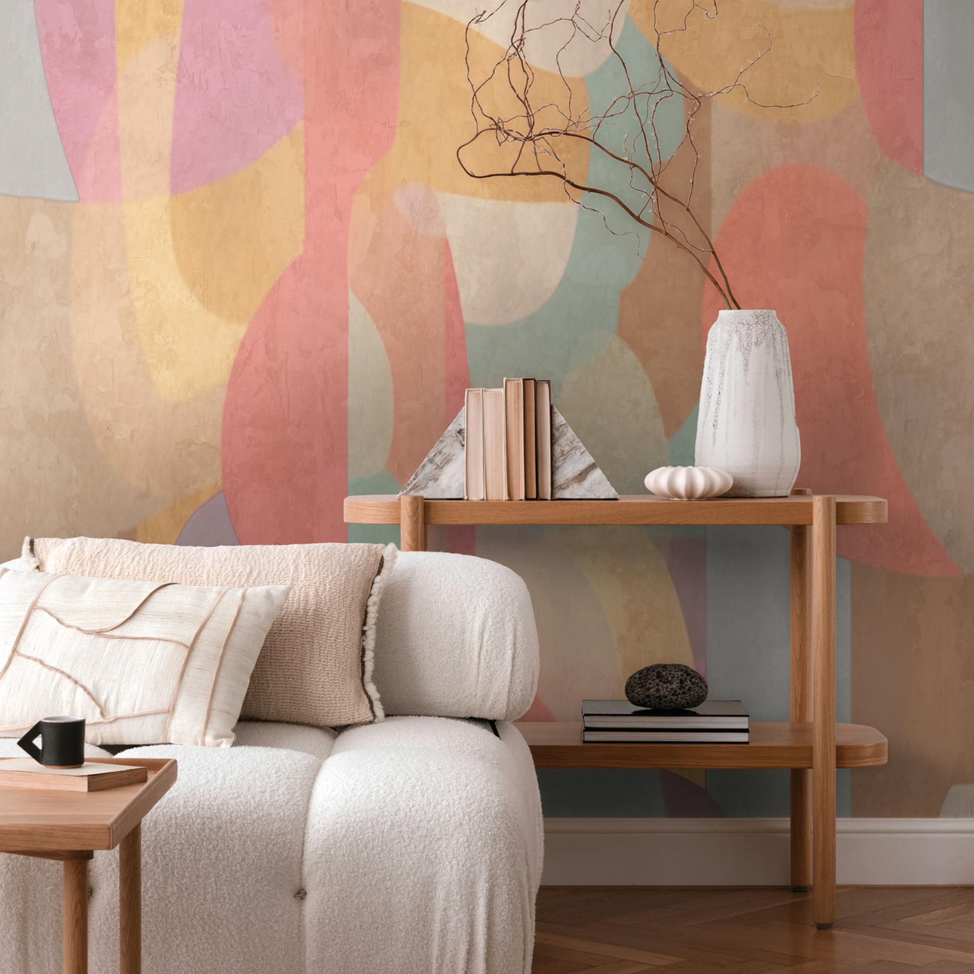 COSMOPOLITAN Fototapet abstrakt farverigt geometrisk retro Ikke-vævet tapet design