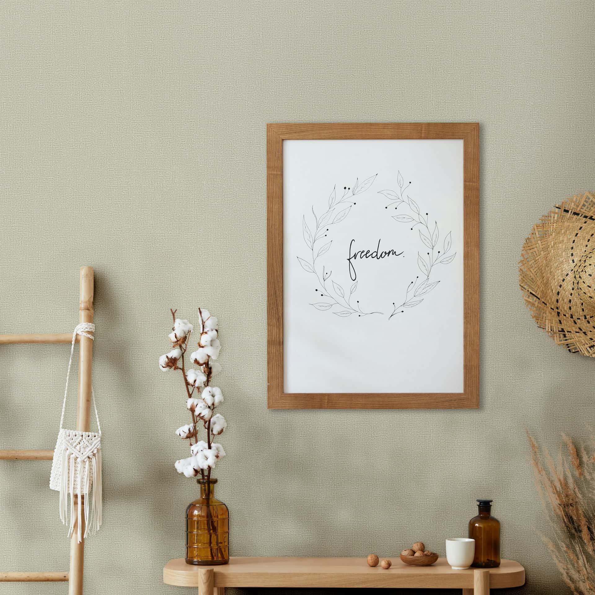 Papel pintado no tejido texturizado liso moderno en gris