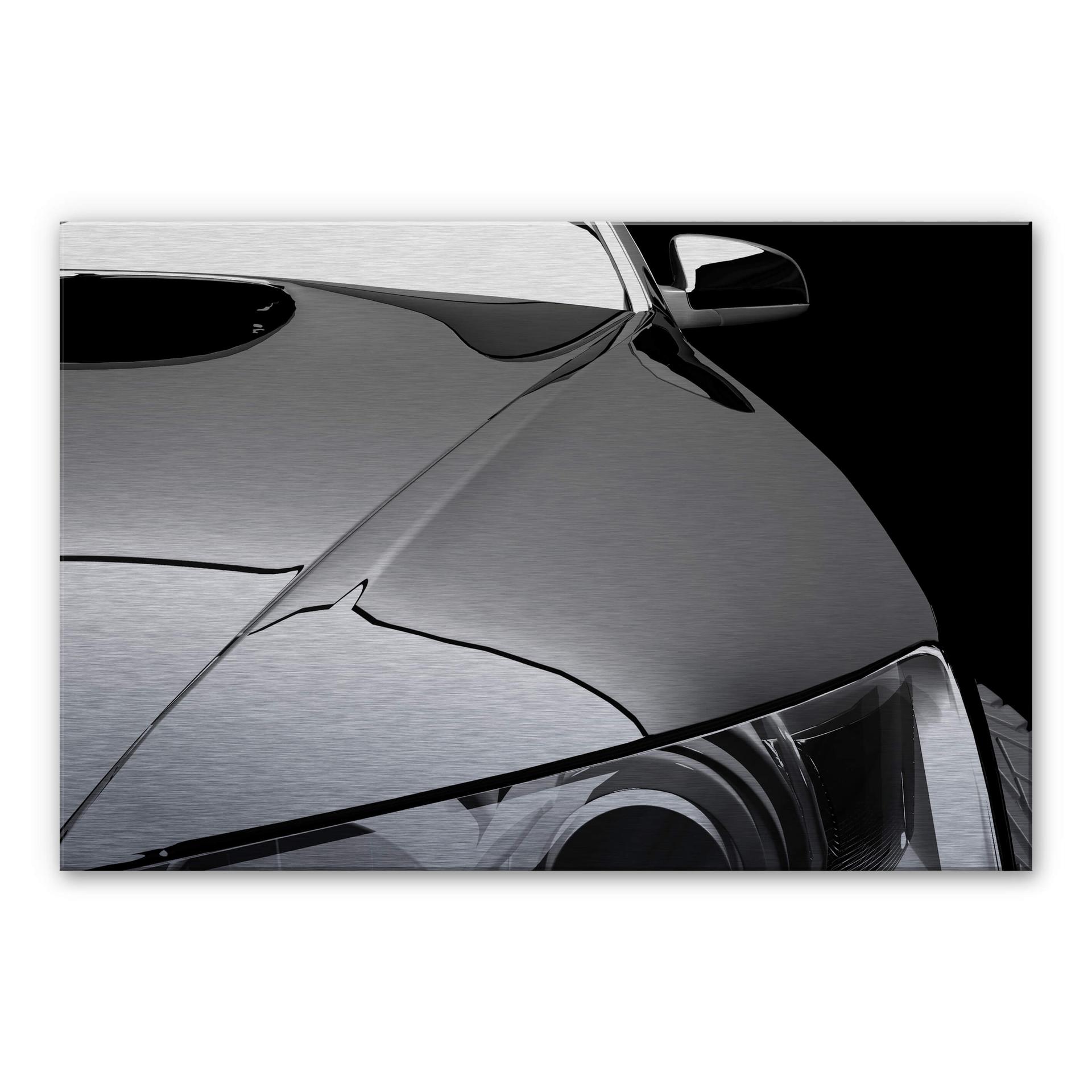 Metallic Bil – print på aluminium (Alu-Dibond)