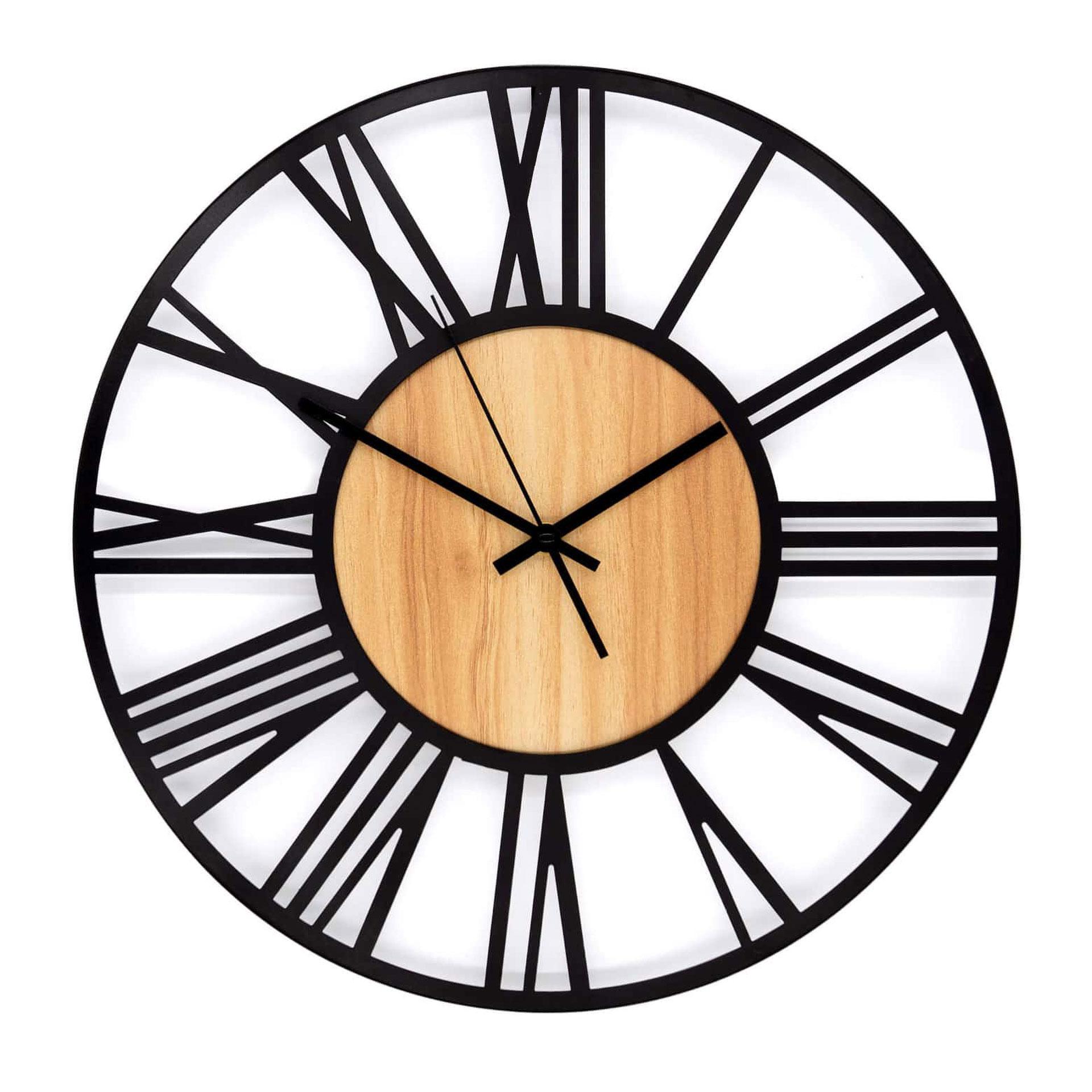 Horloge murale moderne avec chiffres romains Ø40 cm