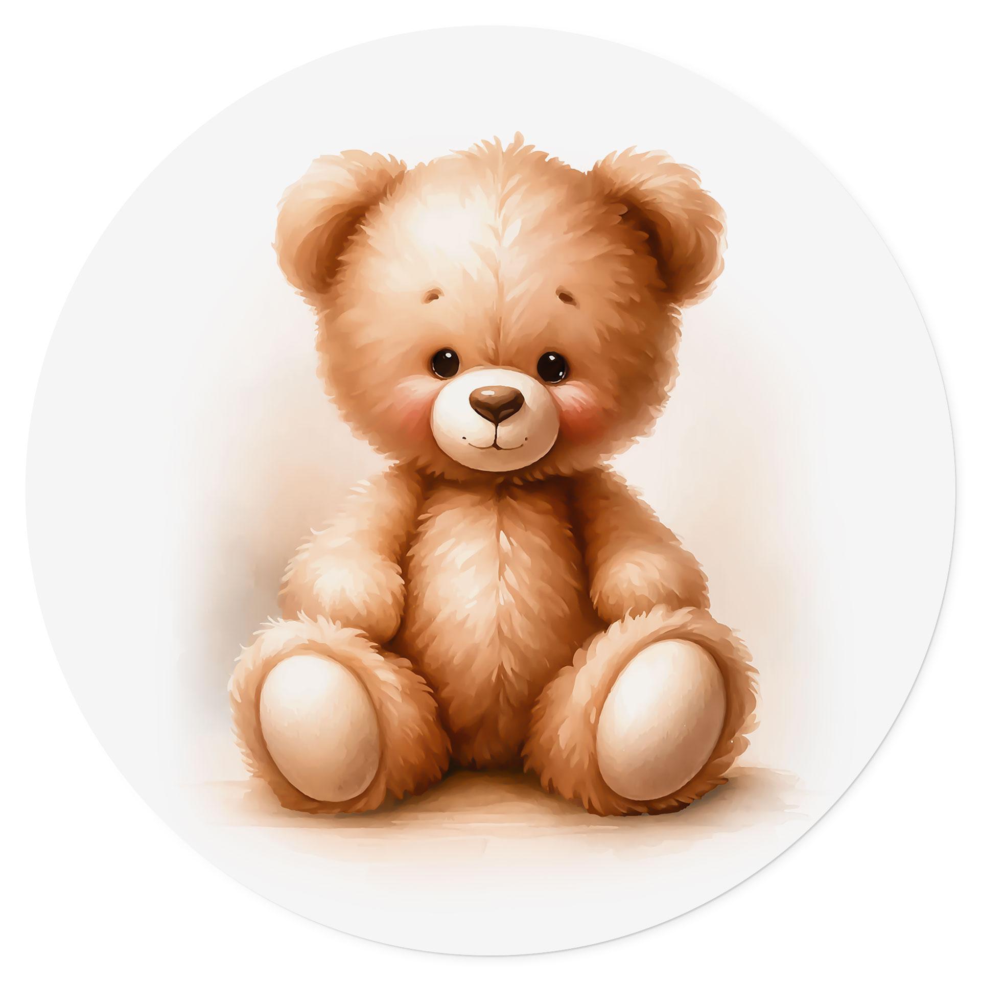 Wandtattoo Kleiner Teddybär - Magnusson - Rund