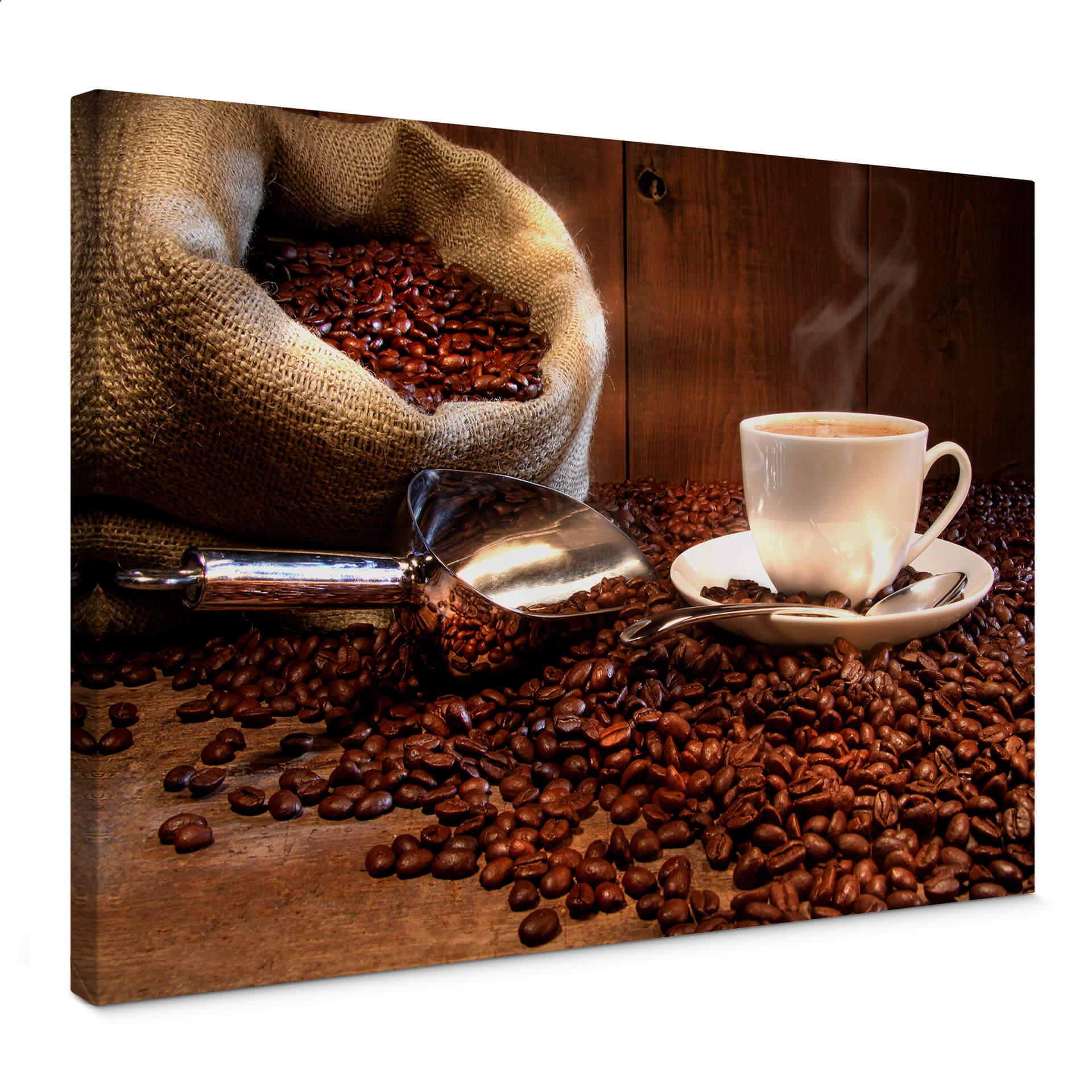 Kaffe glæde - Lærredsprint