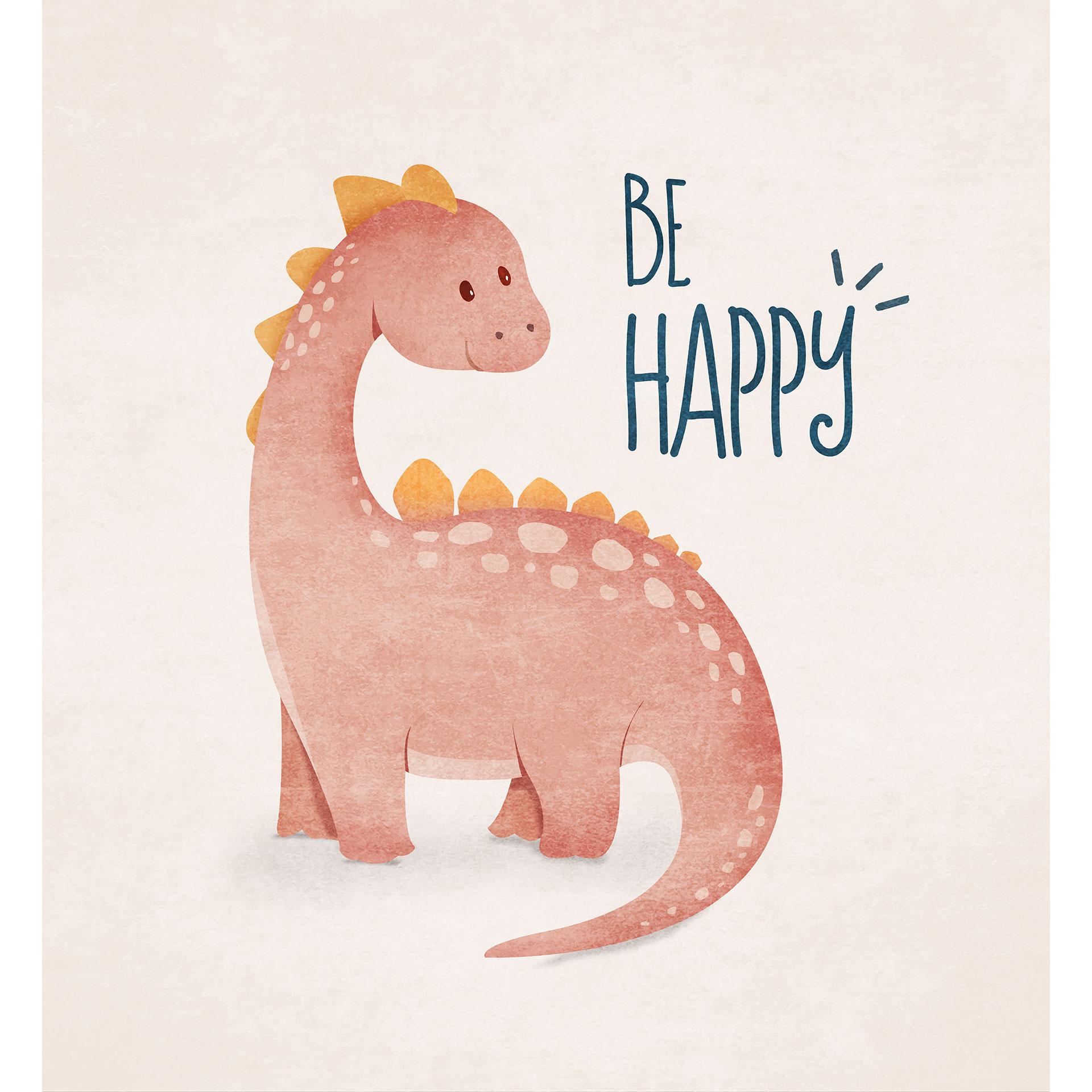Fotobehang Dino Be Happy - Brachiosaurus - Tunaboylu