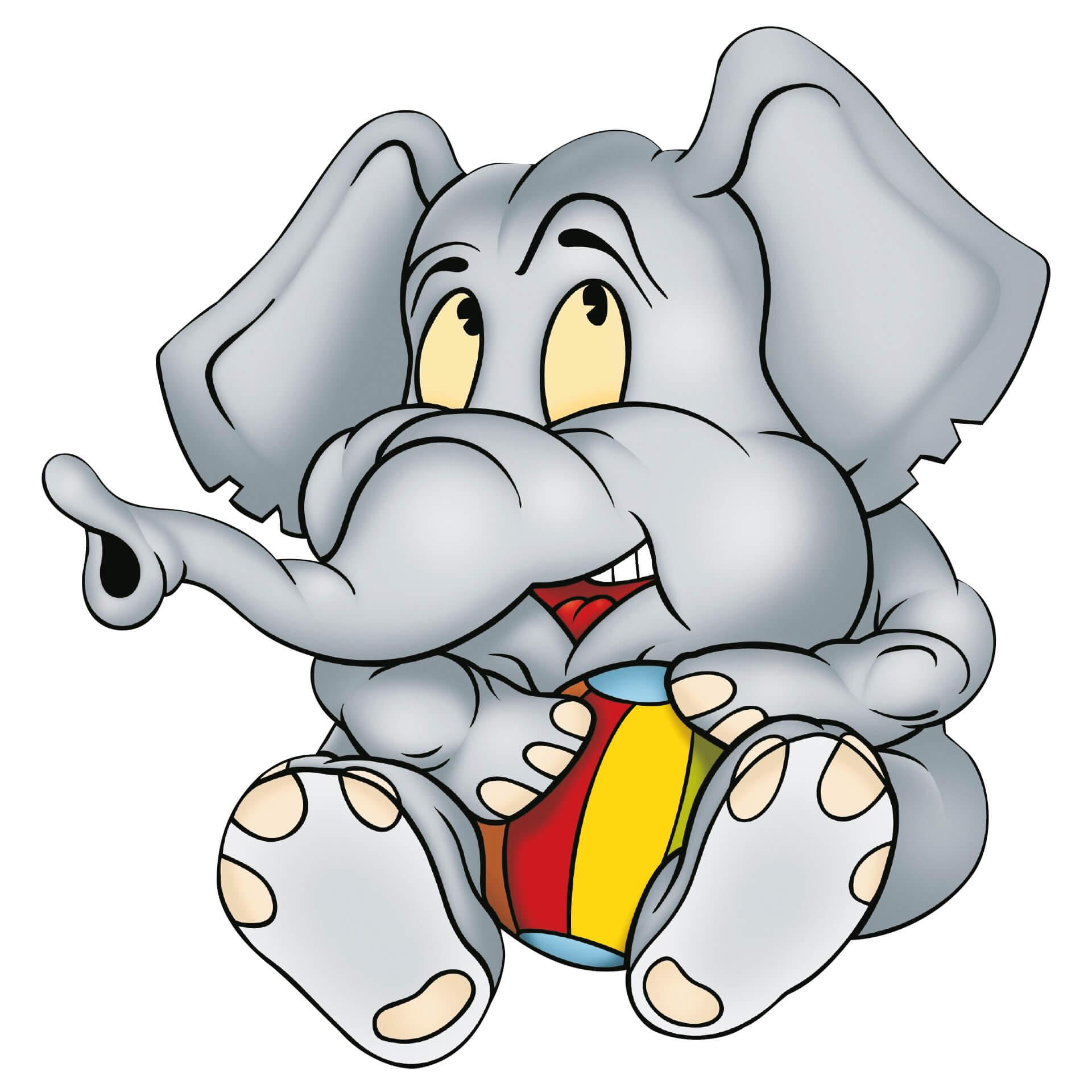 Adesivo murale - Elefante Benny