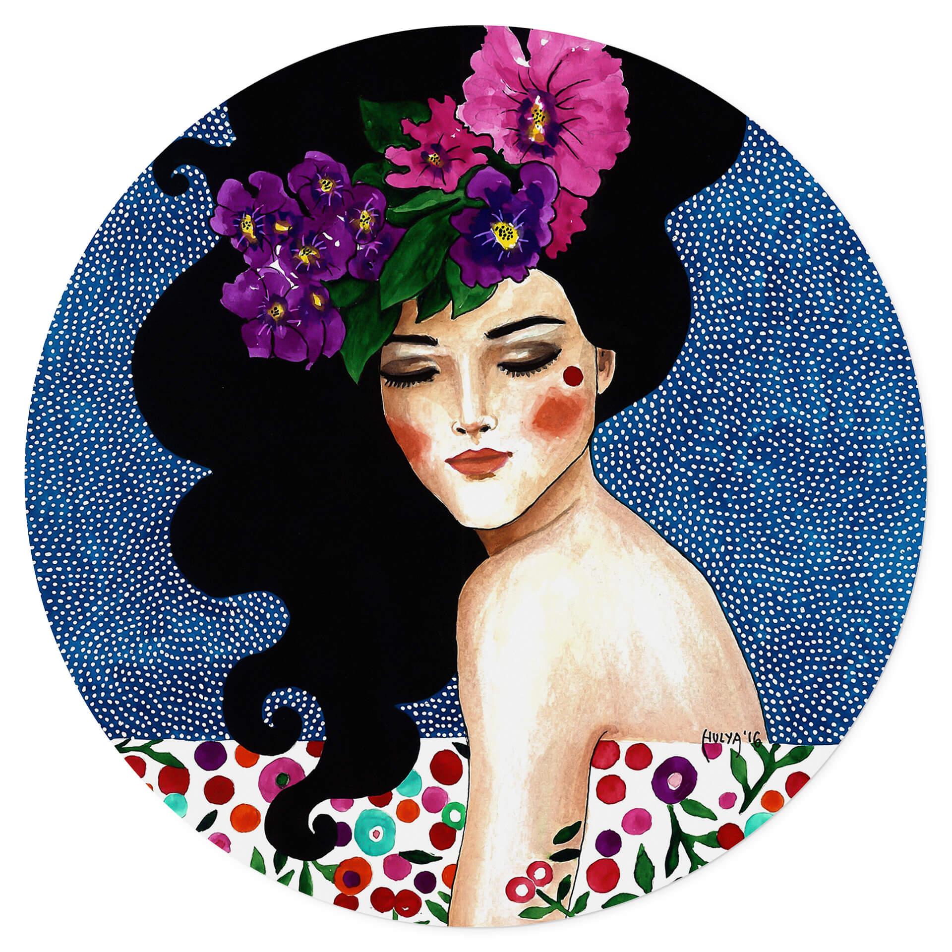 Wallsticker Hülya - Whispering Heart