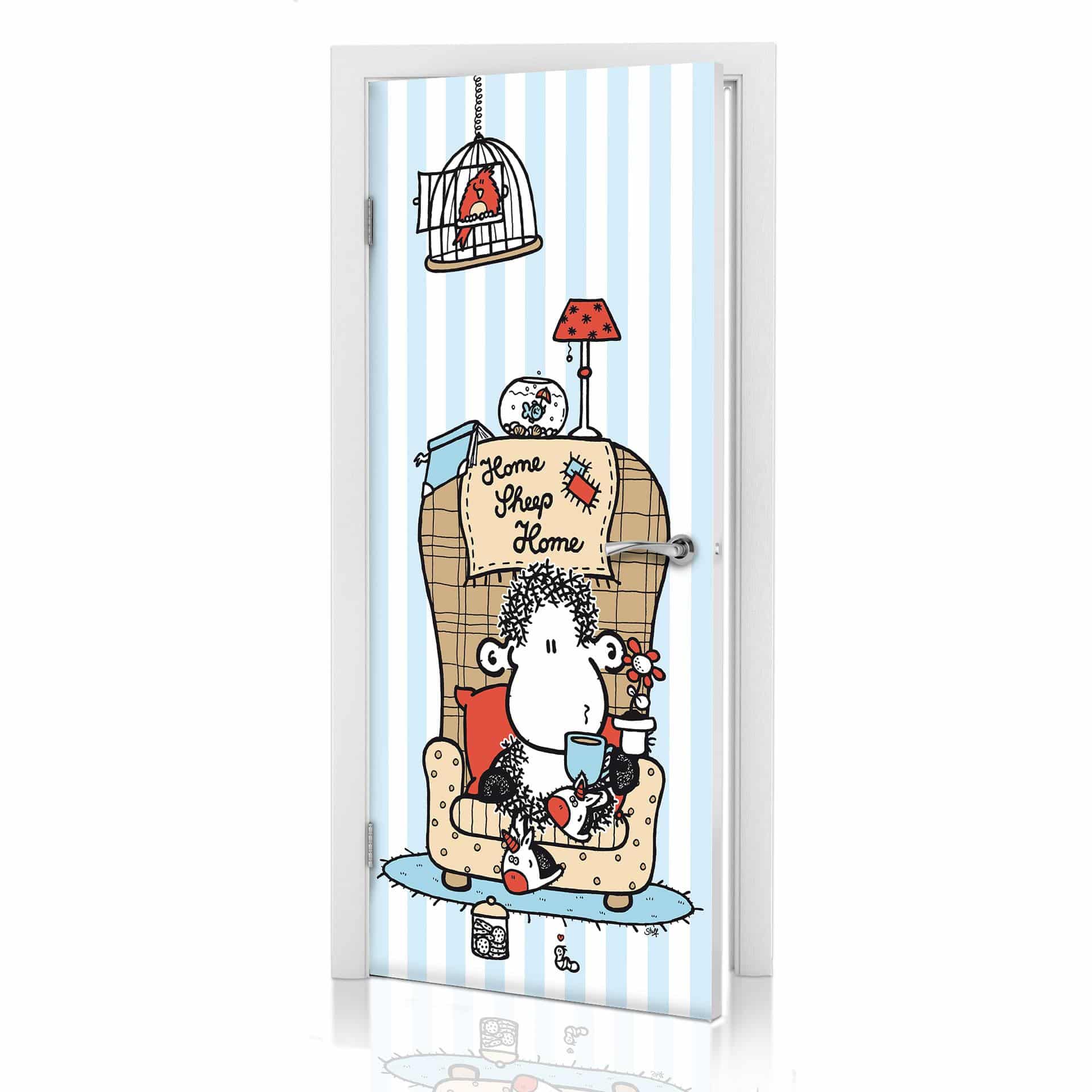 Türdesign sheepworld Home Sheep Home Tea Time 91x200 cm