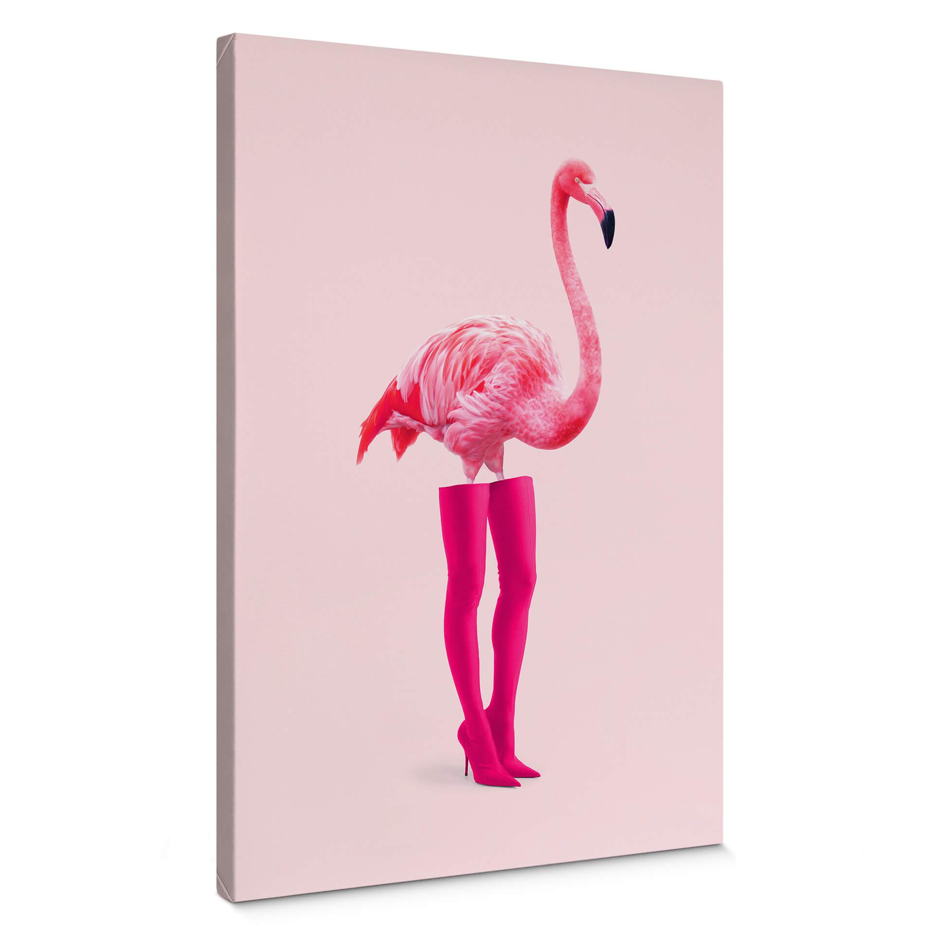 Lærredsprint - Pozdniakov - Flamingo Boots