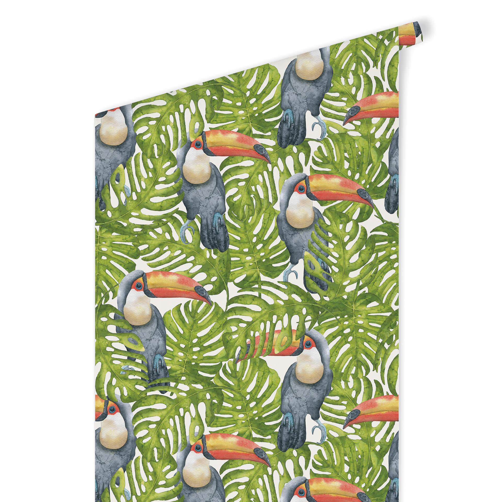 Patroonbehang – Toekan in de Jungle