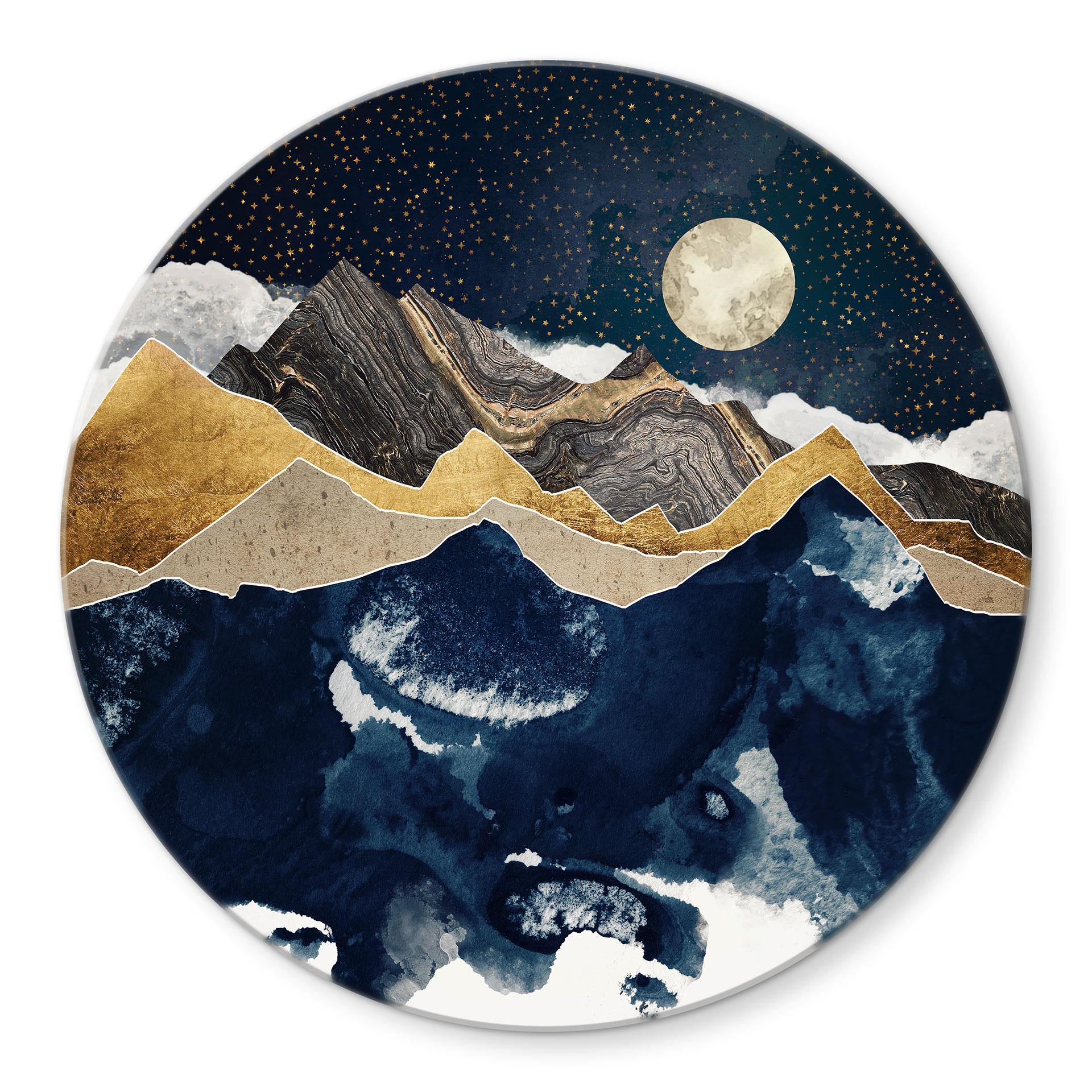 Glasbillede - Stjernehimmel om vinteren - SpaceFrog Designs