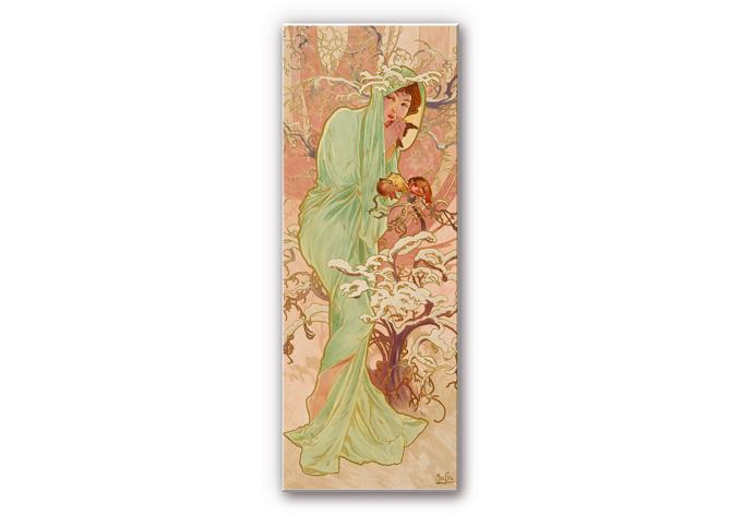 Tableau Forex - Mucha - Saisons : l'hiver