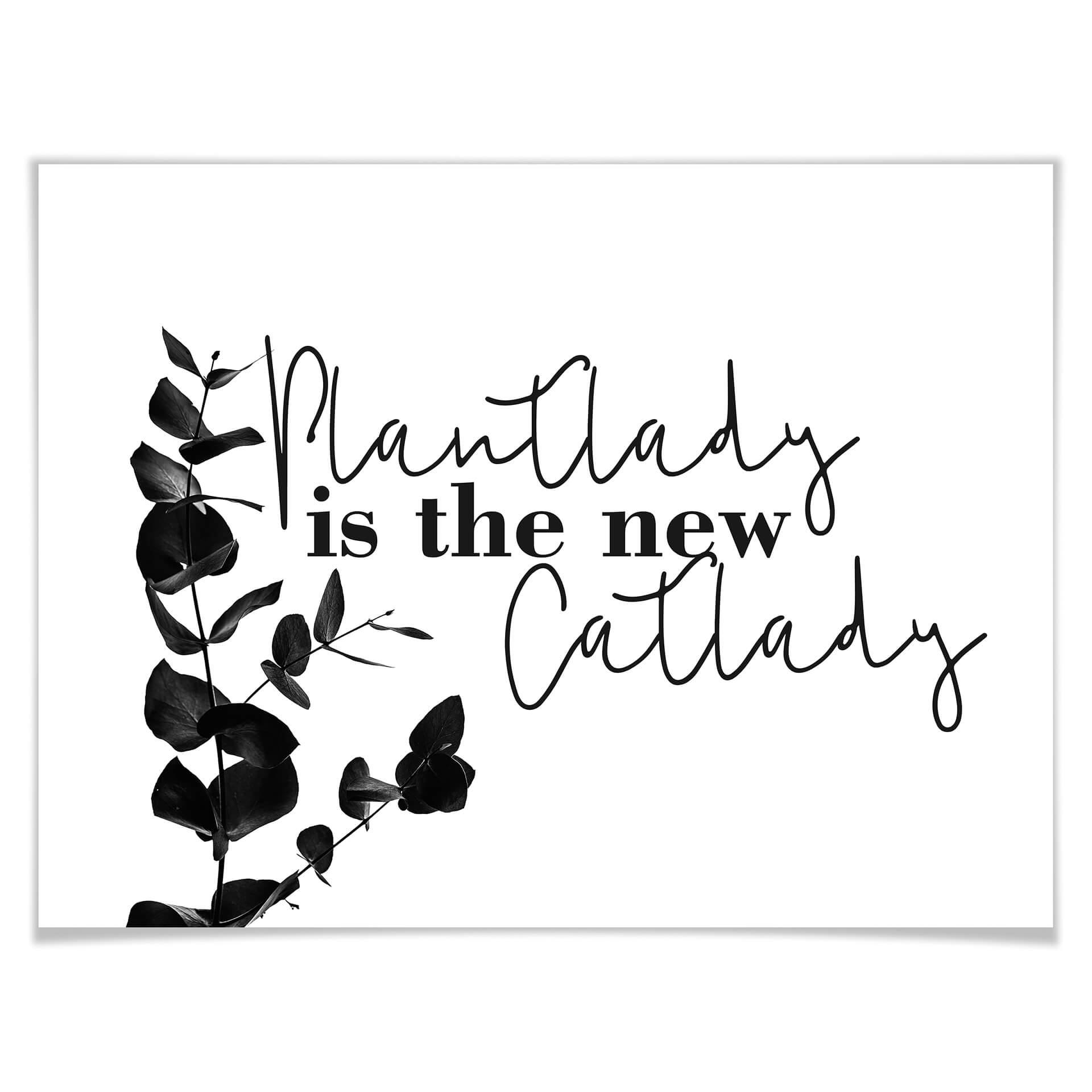 Plakat - Plantlady jest nową catlady
