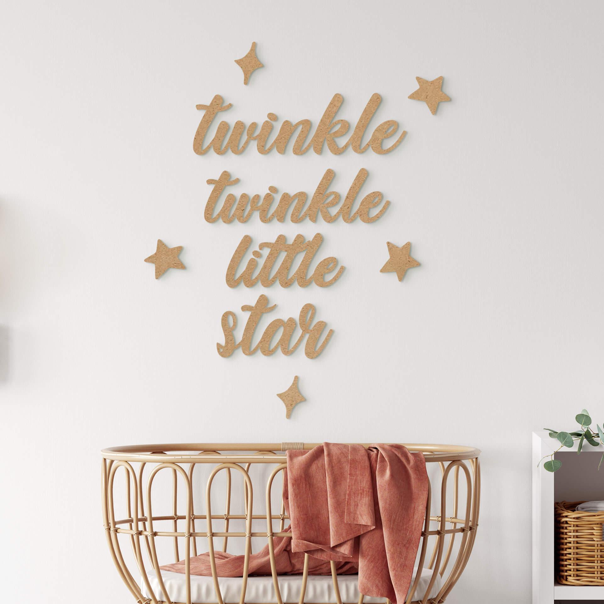 MDF-dekoration Twinkle Twinkle Little Star