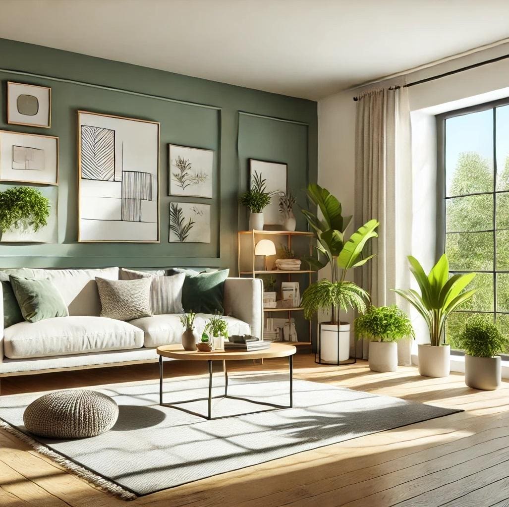 Pintura interior verde mate I Sane Sage | Crear armonía en la habitación | LA COCINA DE COLOR