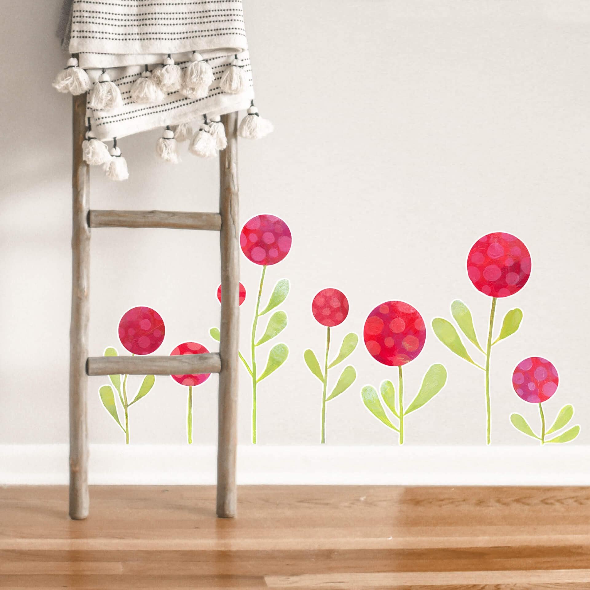 Wallsticker Blanz - Skovens blomster