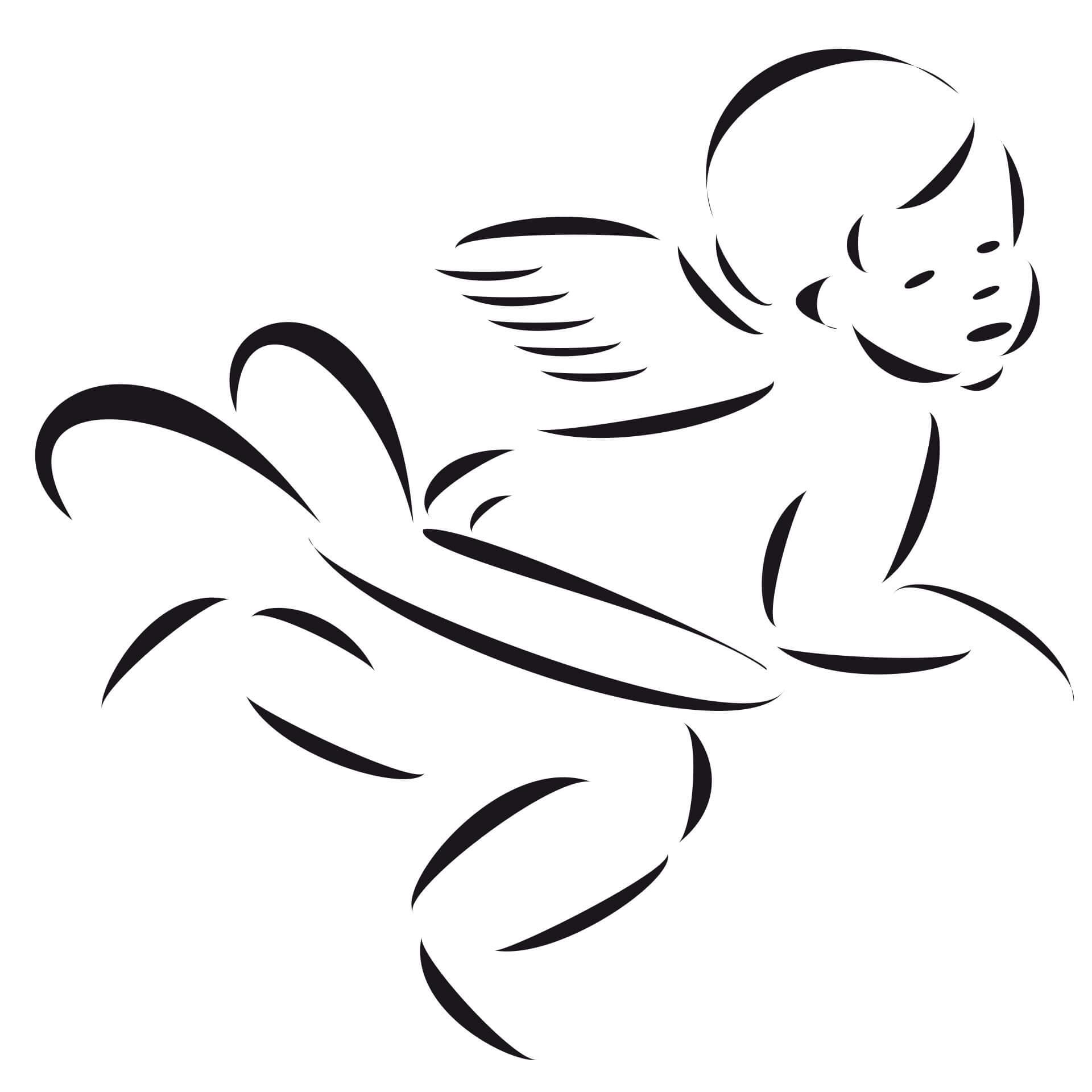 Wandtattoo Engel 2