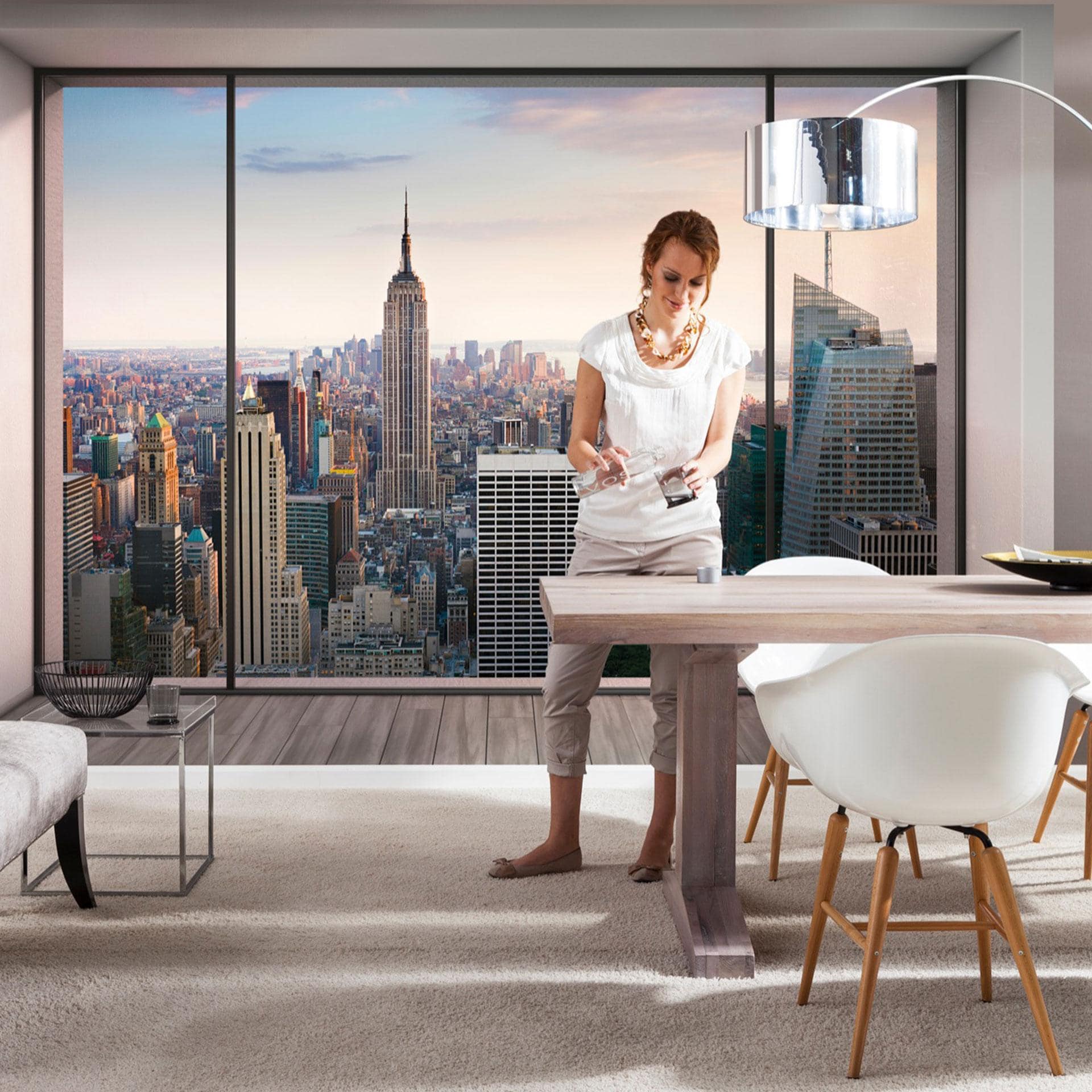 Fotobehang Papierbehang Penthouse in NY