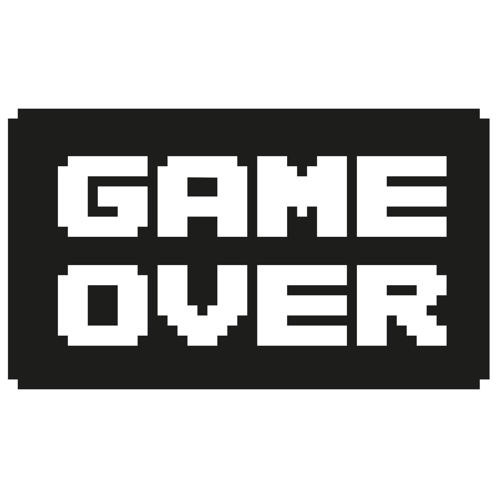 Wandtattoo Game Over
