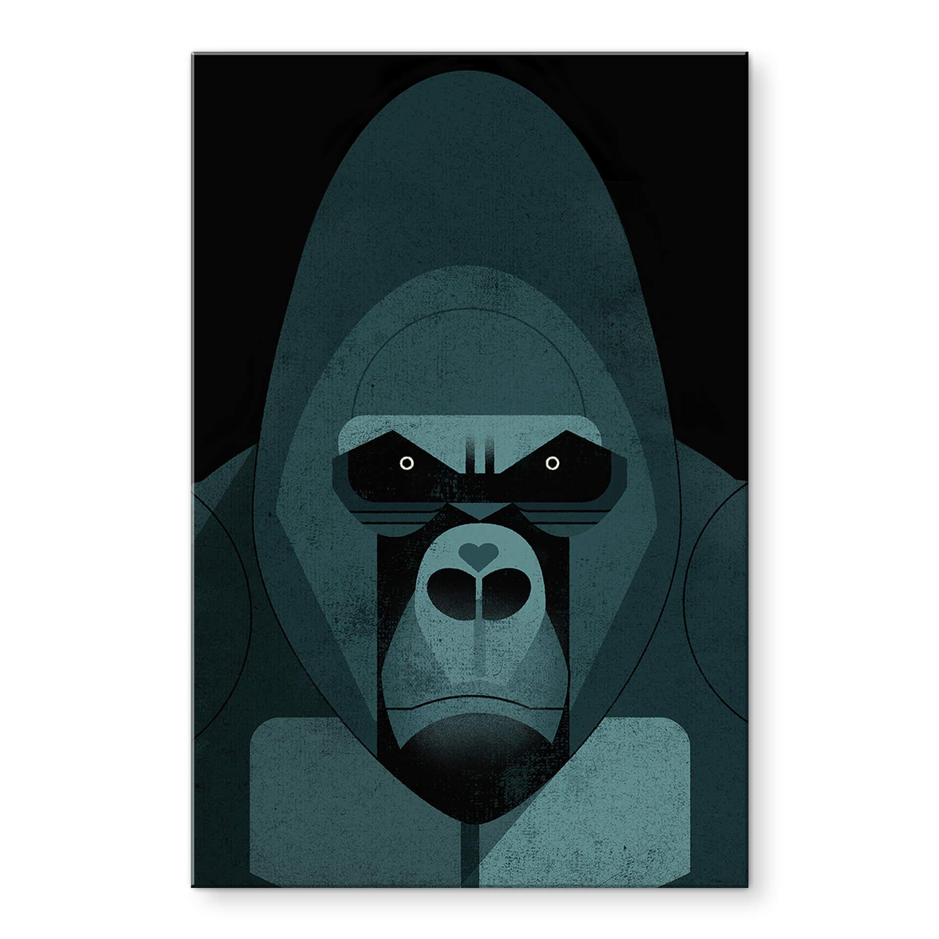 Akrylbillede Gorilla - Braun