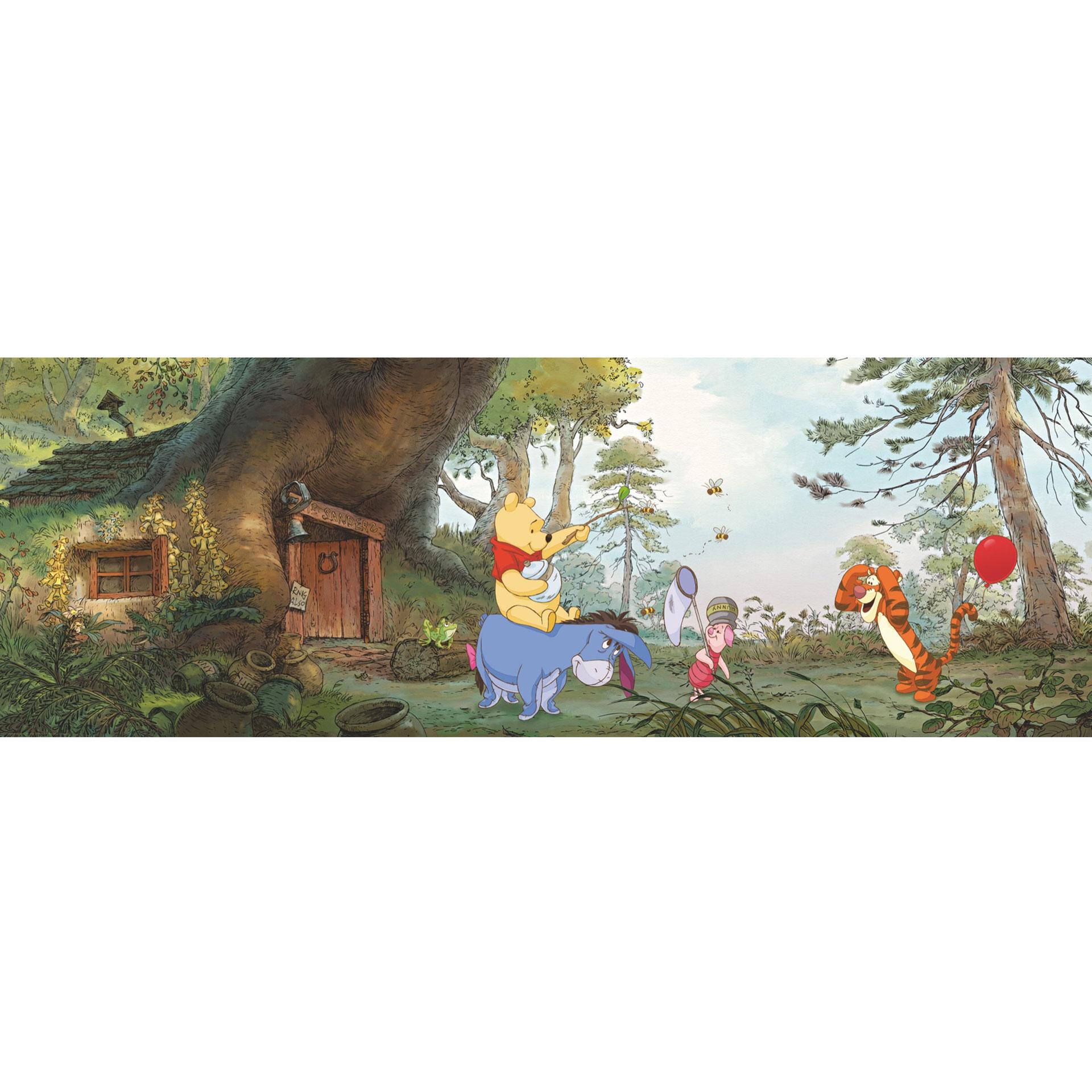 Fotobehang Papierbehang Winnie Pooh´s House