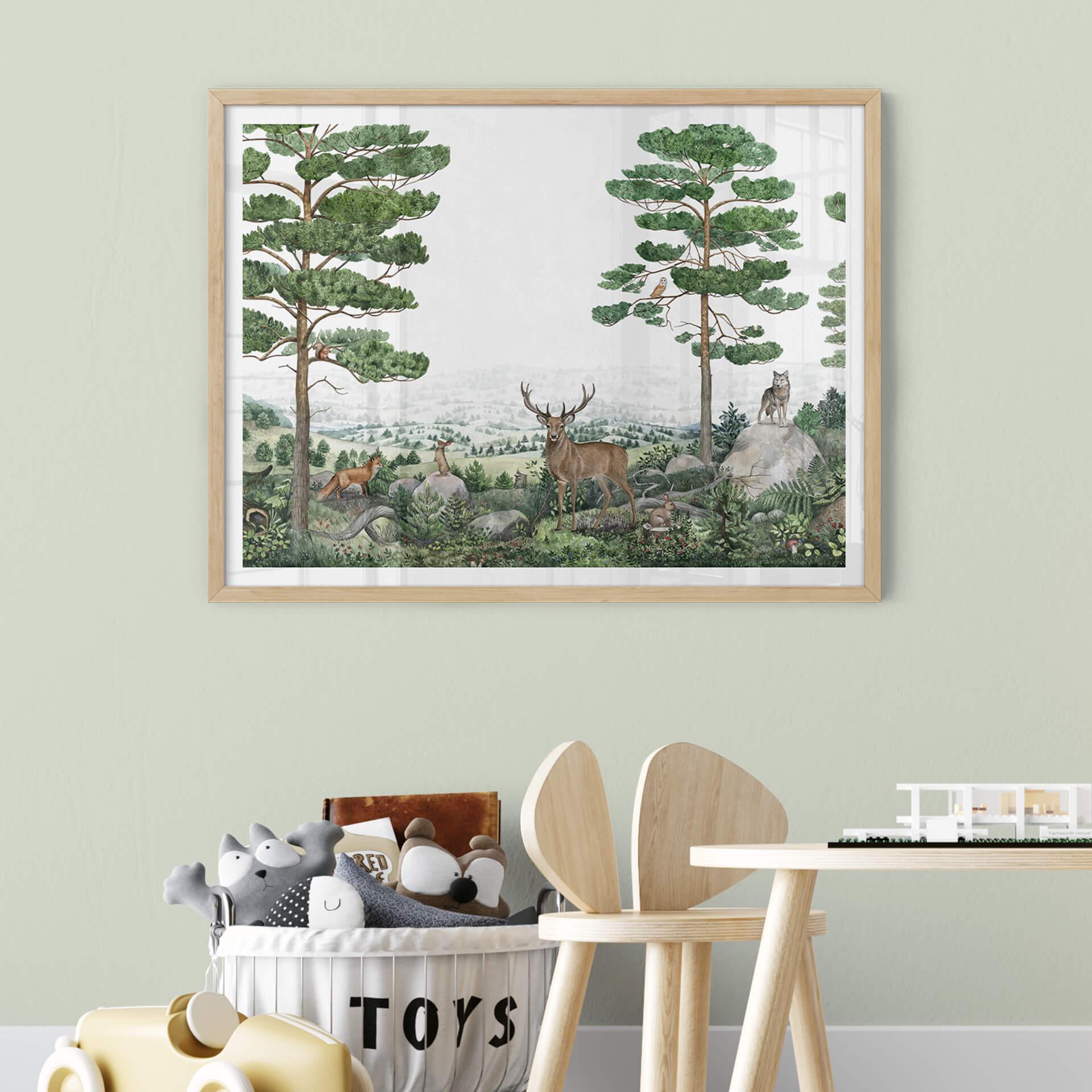 Poster Kikki Belle - Tierische Abenteuer im Grünen