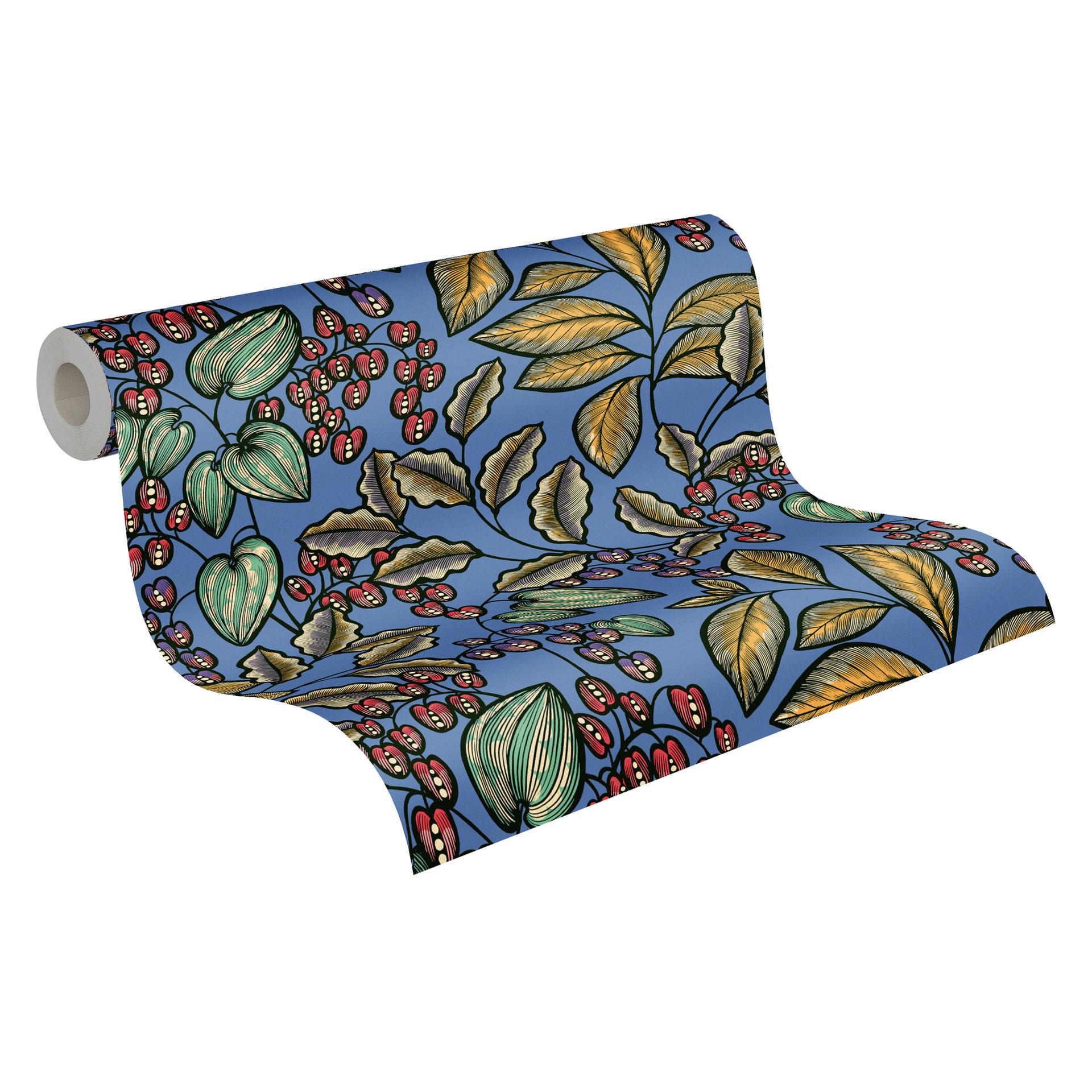 Architects Paper Floral Impression - Papier peint intissé fleuris, bleu