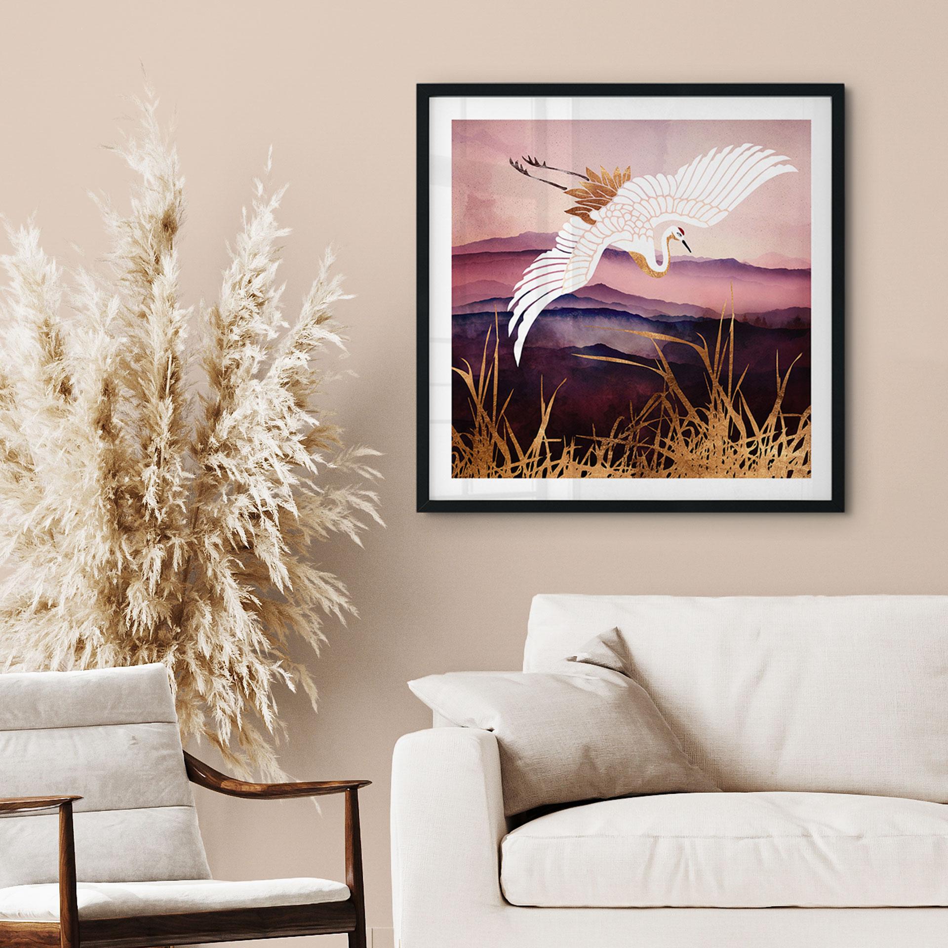 Plakat Elegant trane - SpaceFrog Designs