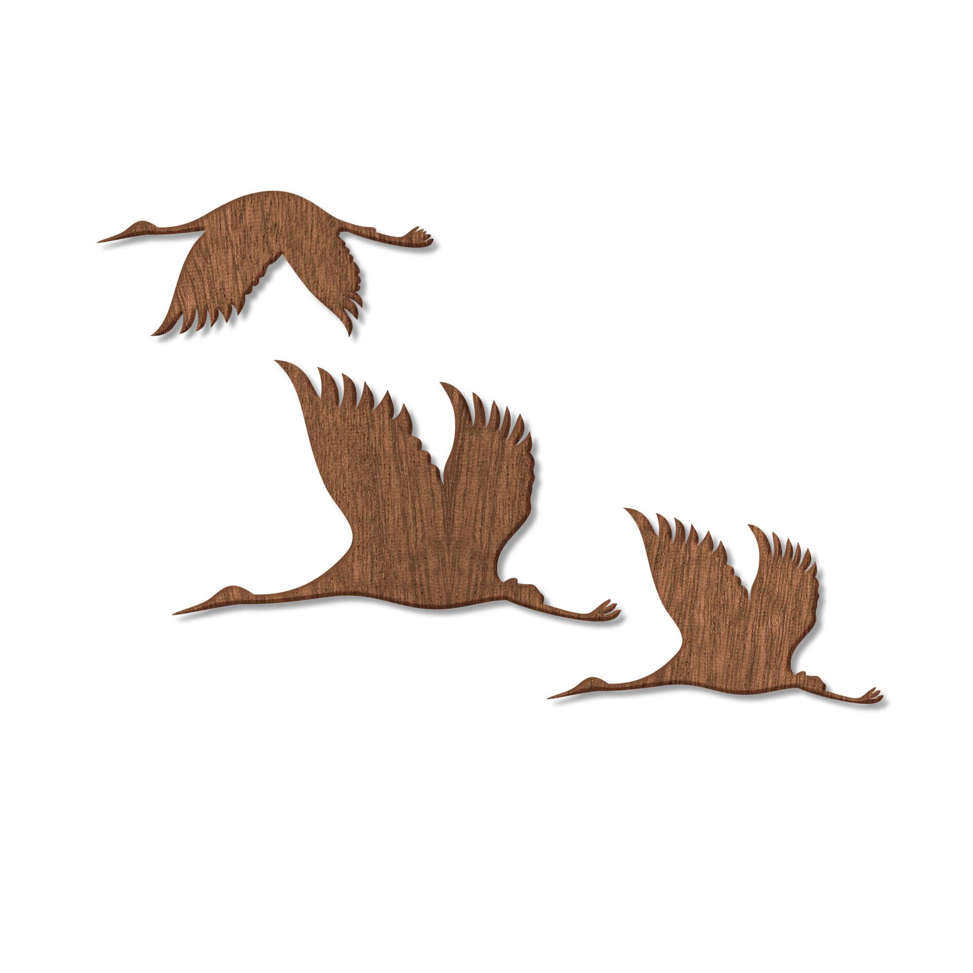 Hout - Vogels - mahonie