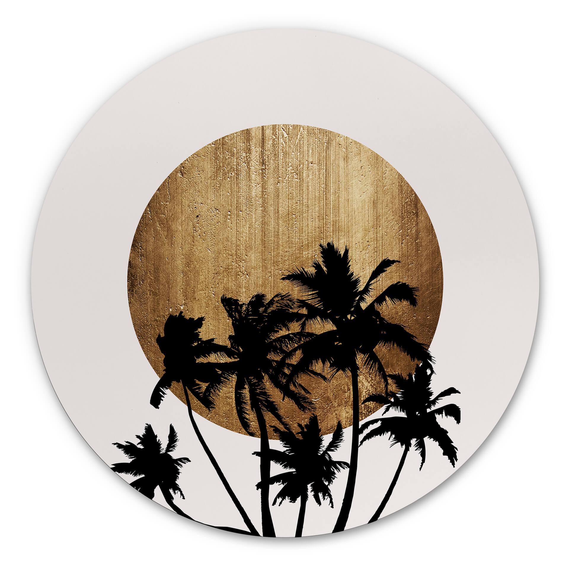 Alu-Dibond Kubistika - Miami Beach - Rond