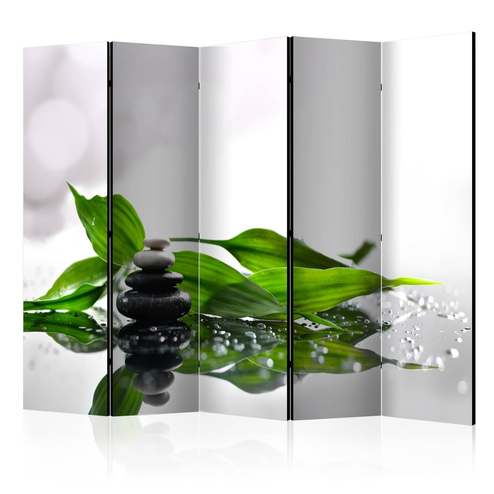 Rumdeler - Zen stilhed, 5-delt - 225x172 cm
