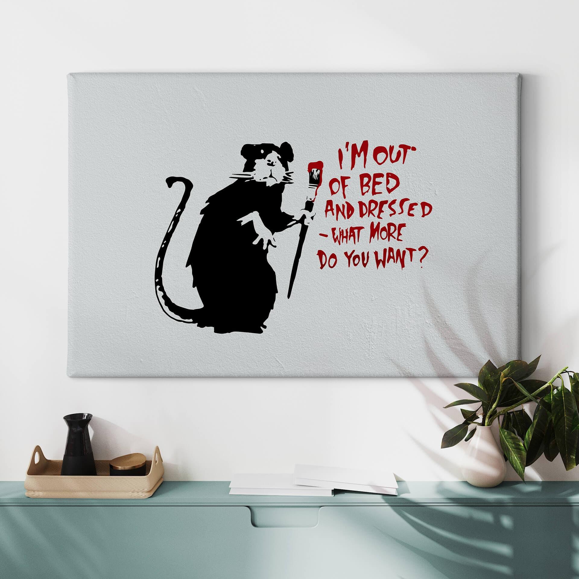 Obraz na płótnie Banksy - Out Of Bed